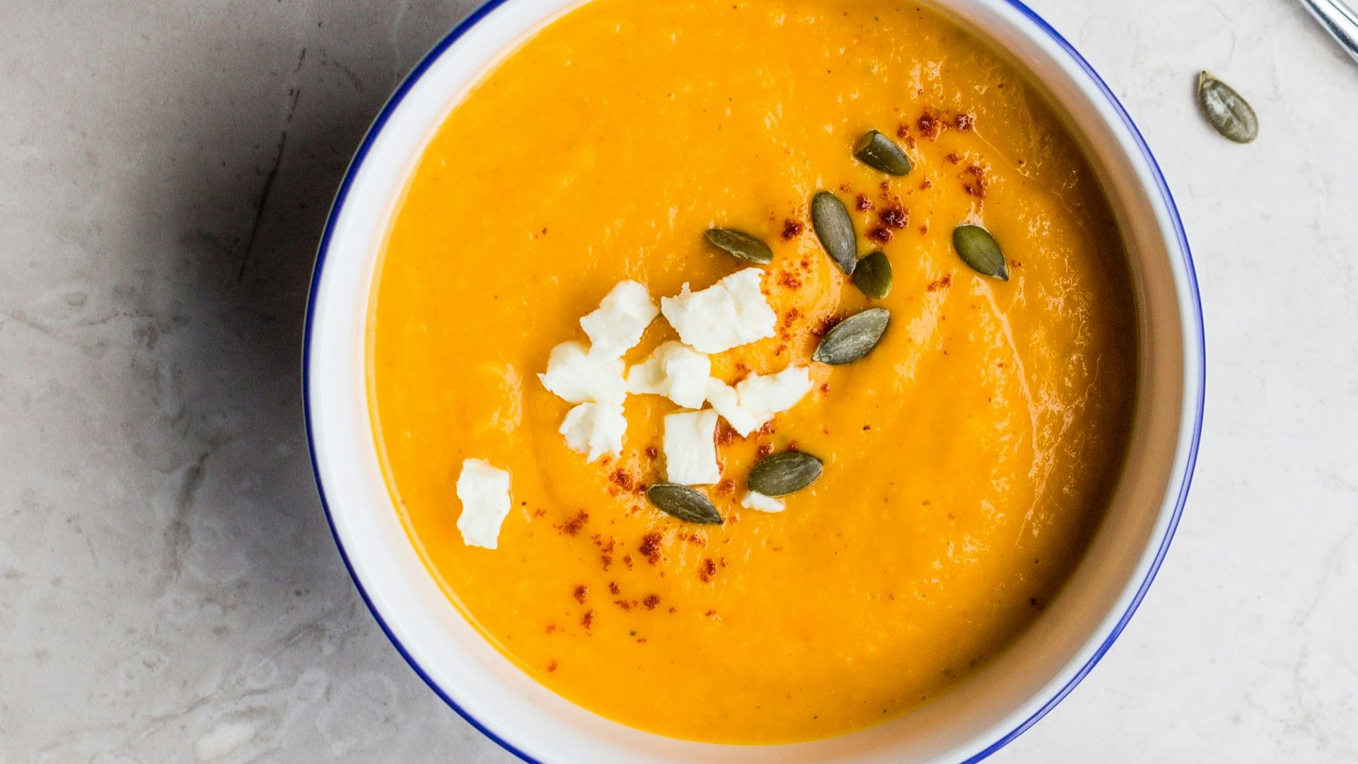 two sauces topped with seeds