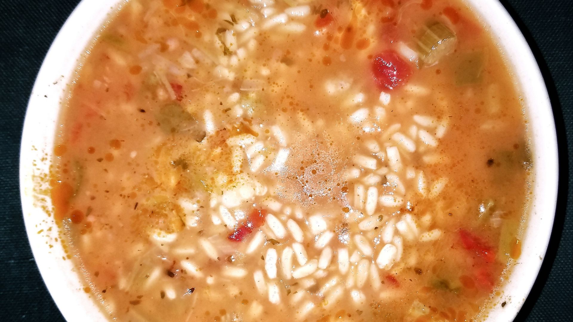 File:Rice soup with tomato, chicken, sausage, and vegetables - Massachusetts.jpg