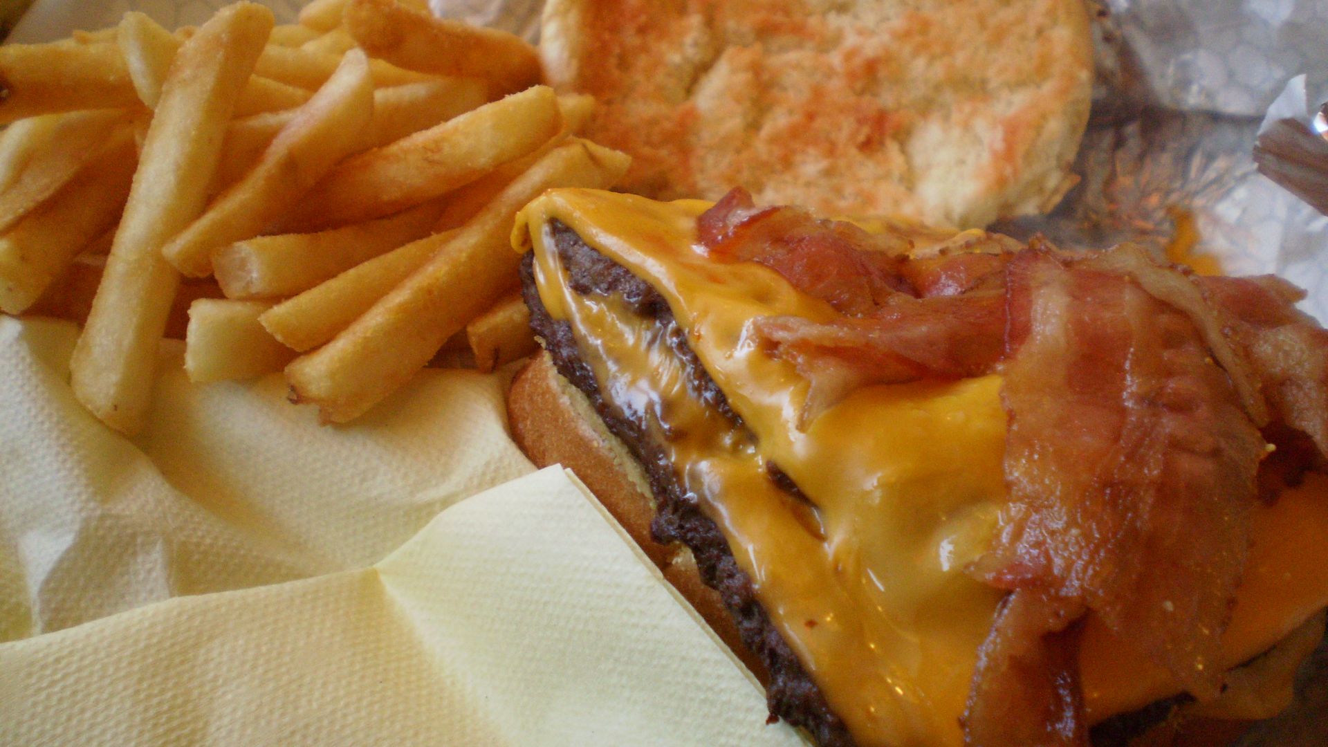 File:Open Baconator with fries.JPG