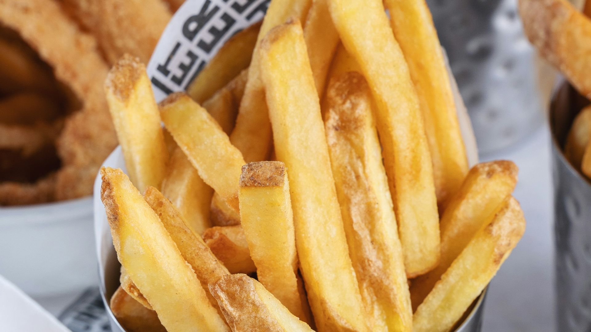 french fries on white ceramic plate