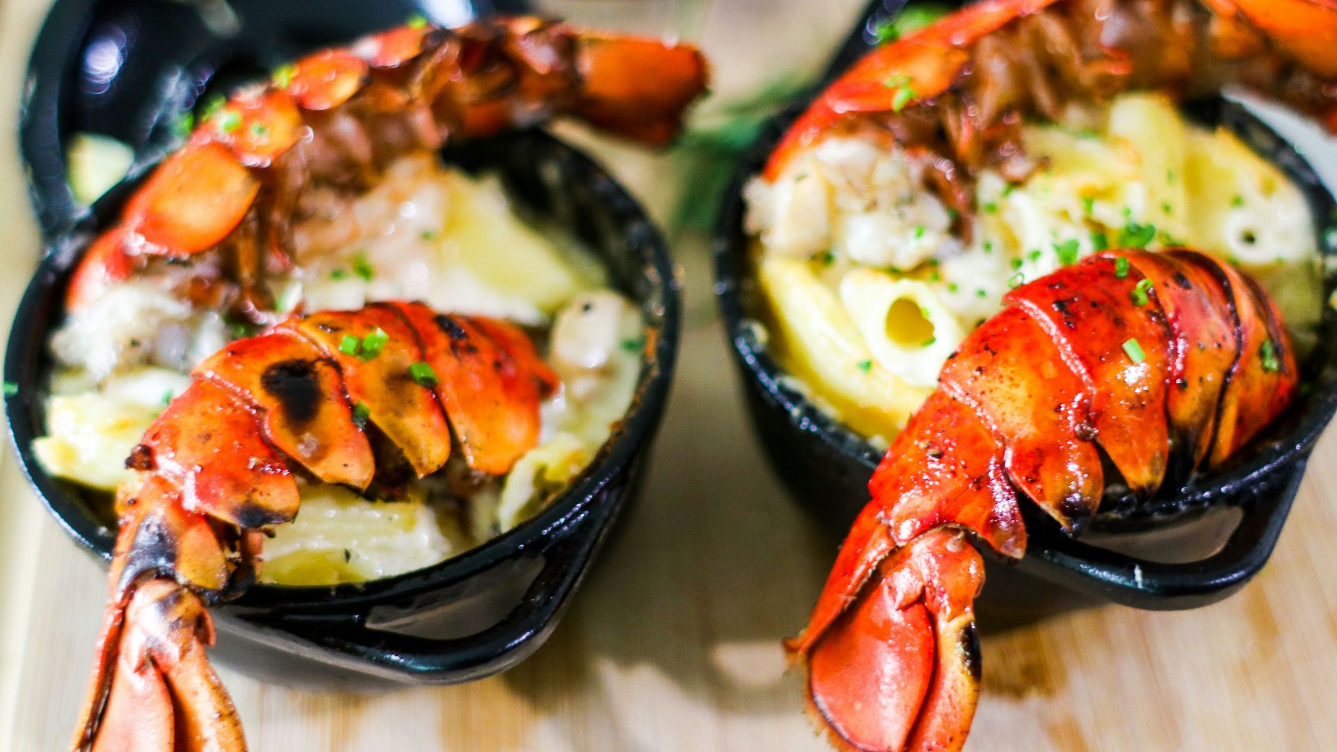 cooked shrimp on black ceramic bowl