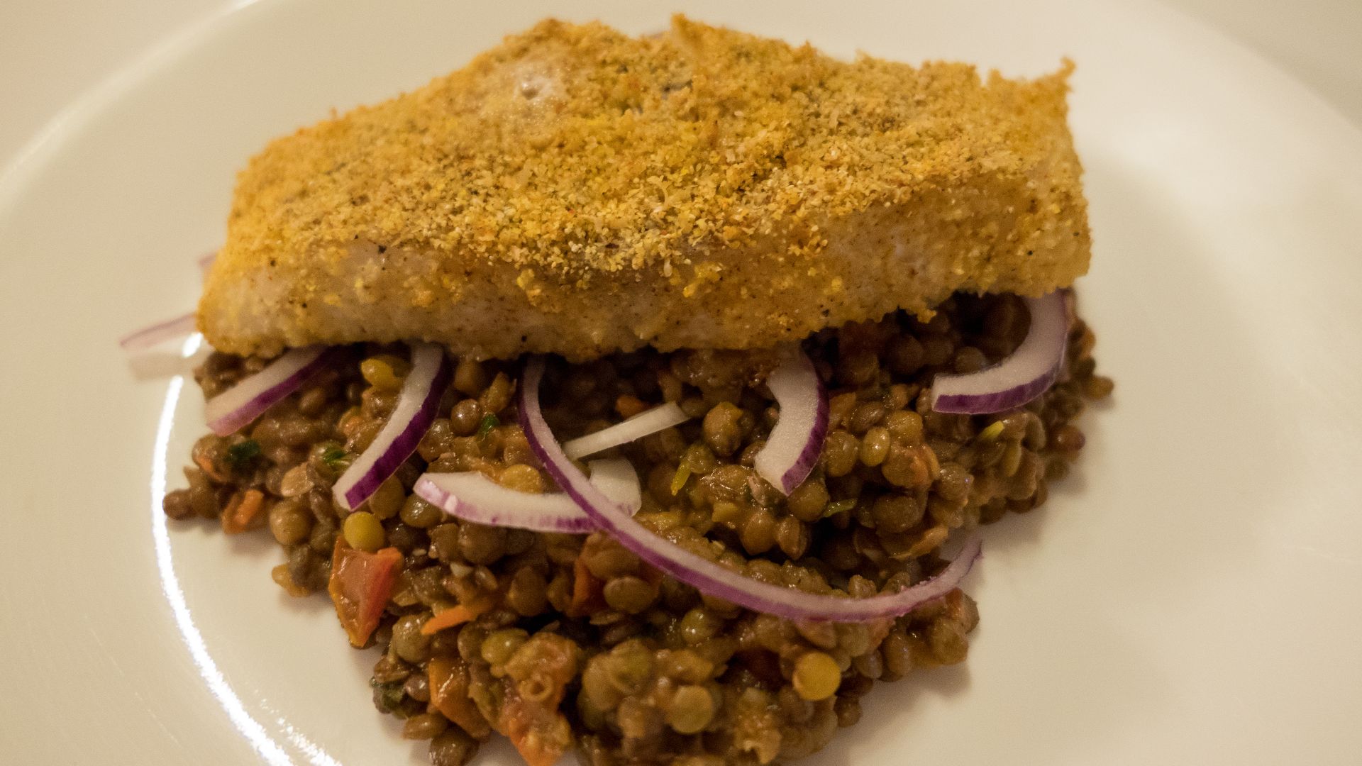 File:Baked Cod & Lentils (39560294202).jpg