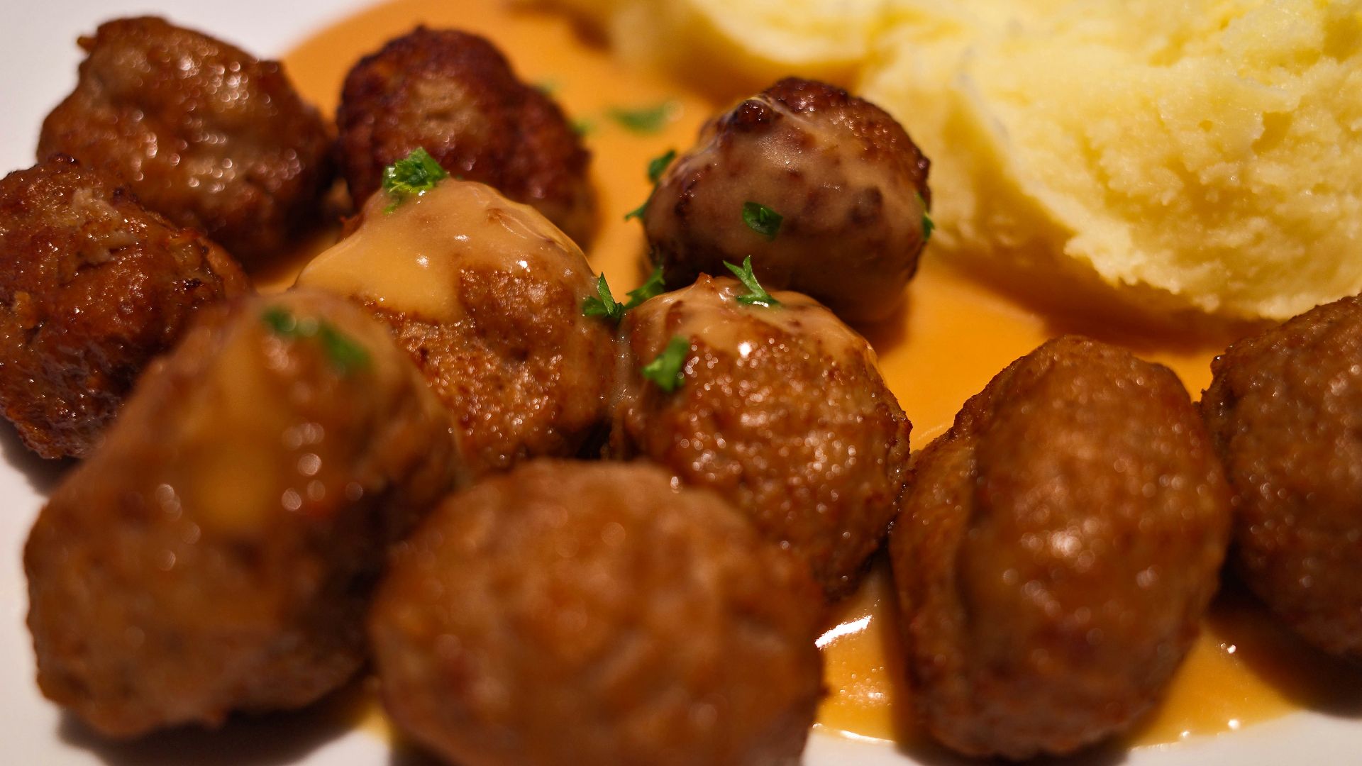 fried meat on white ceramic plate