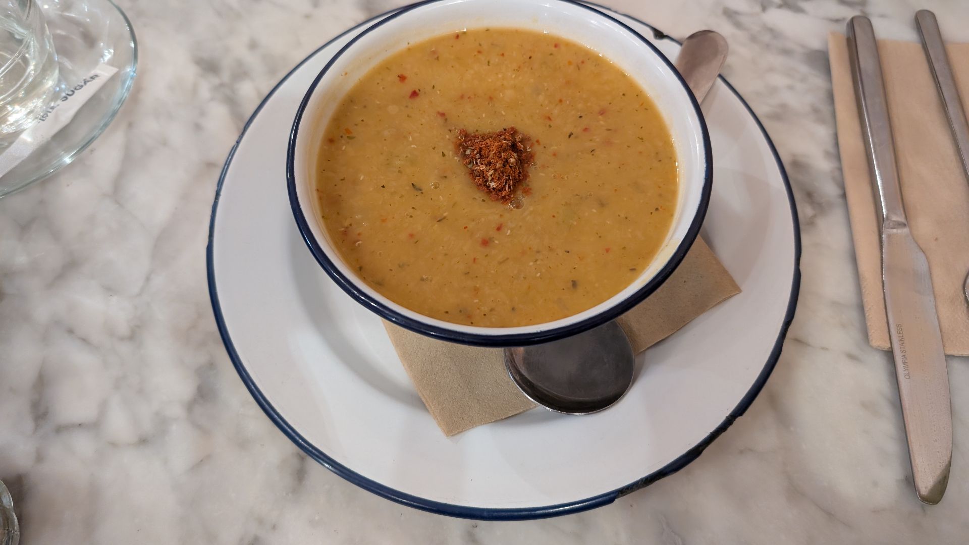 File:Homemade Lentil Soup - Lavash 2025-02-10.jpg