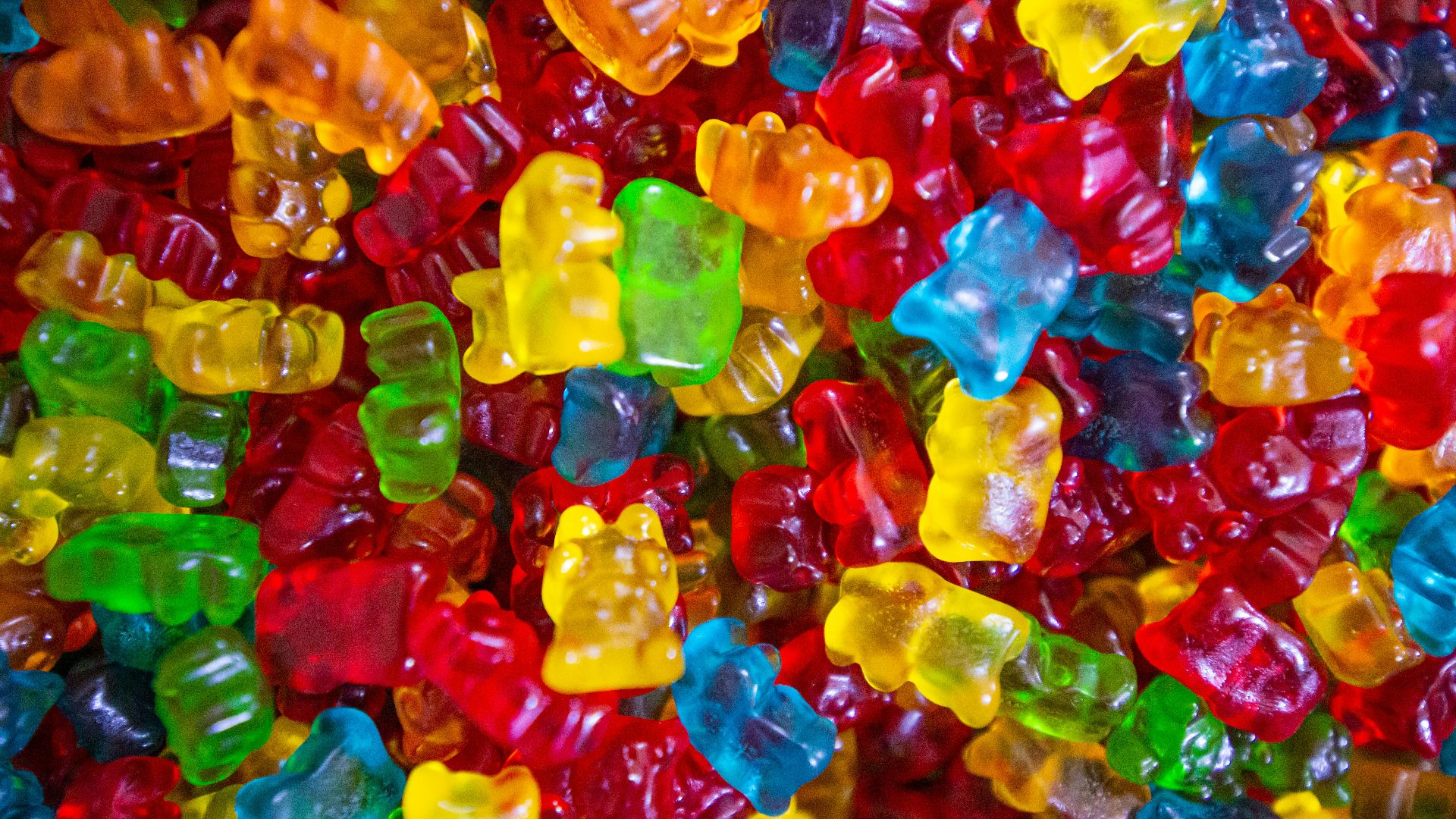 yellow green and red plastic beads