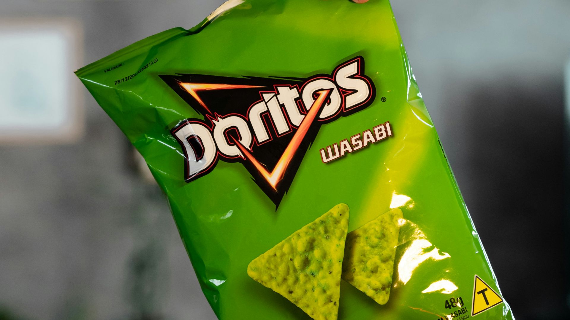 green and yellow plastic pack