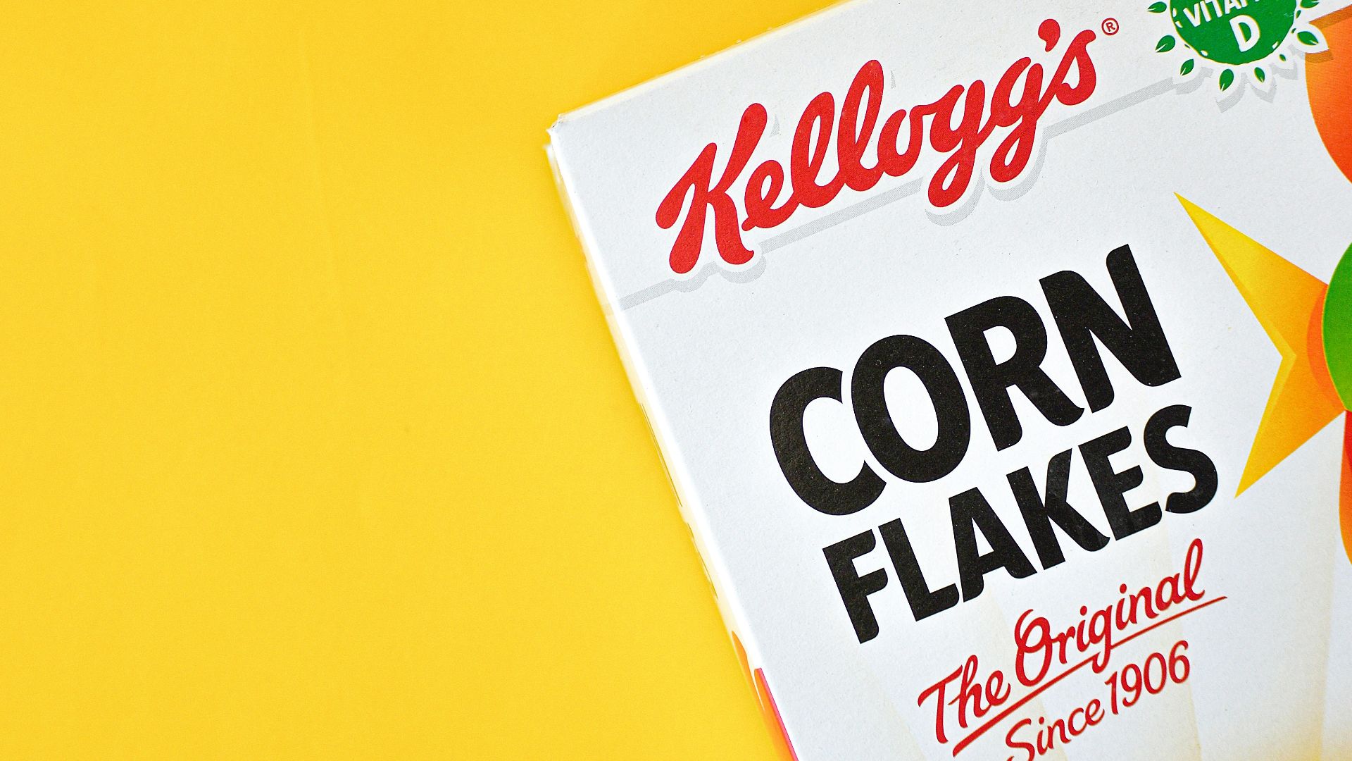 white and red labeled box