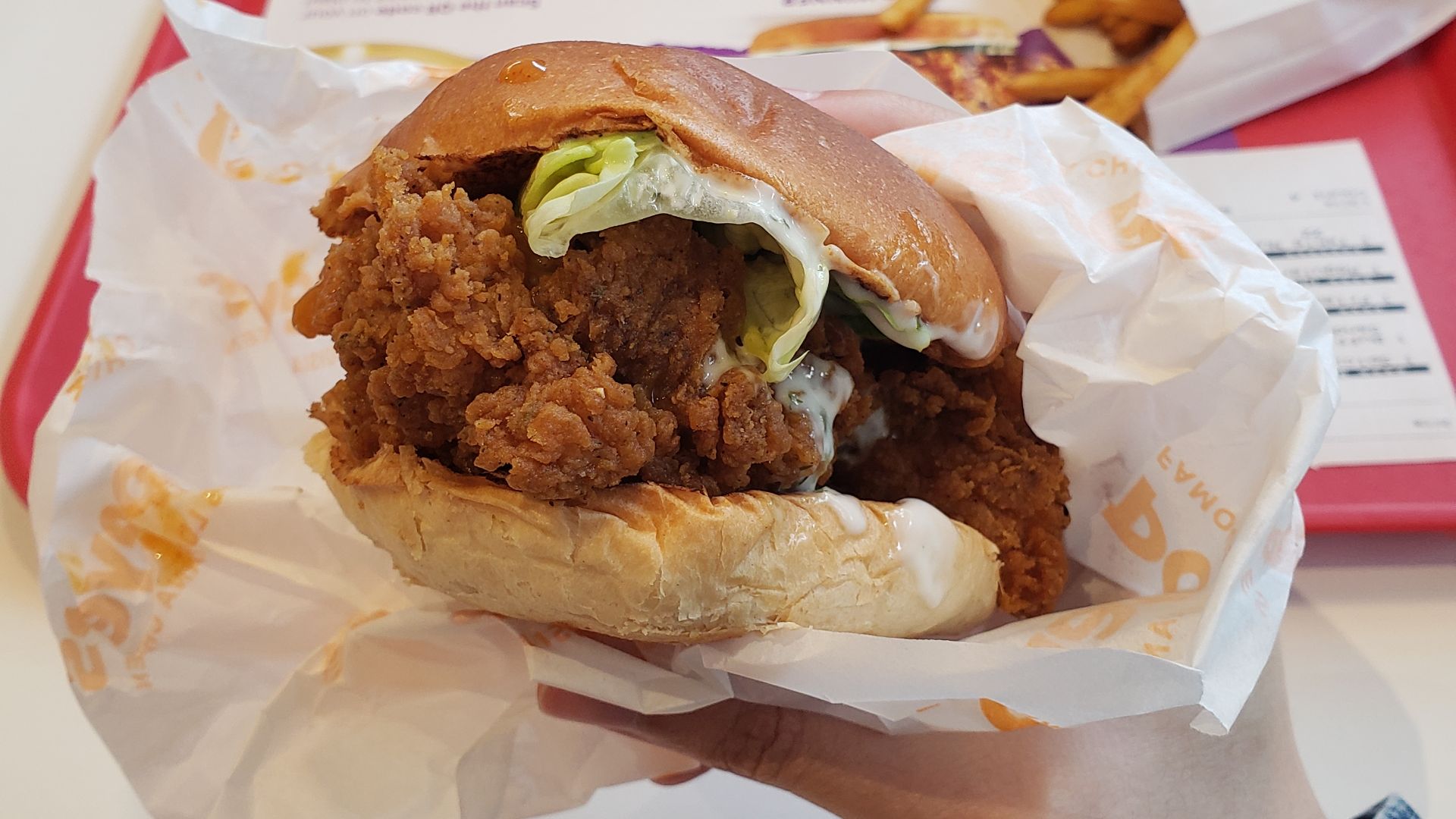 File:Buffalo Ranch Sandwich - Popeyes, Brighton 2024-05-29.jpg