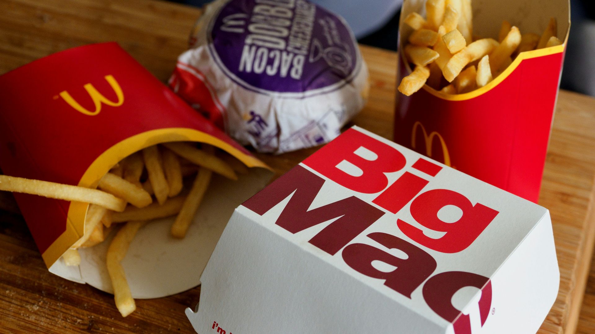 a tray of food on a table