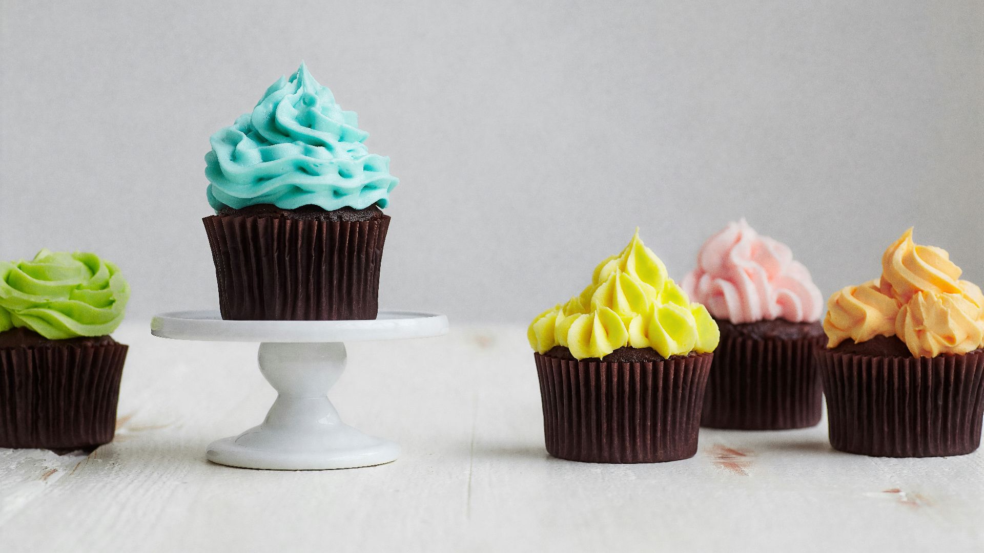 cupcake with pink icing on top