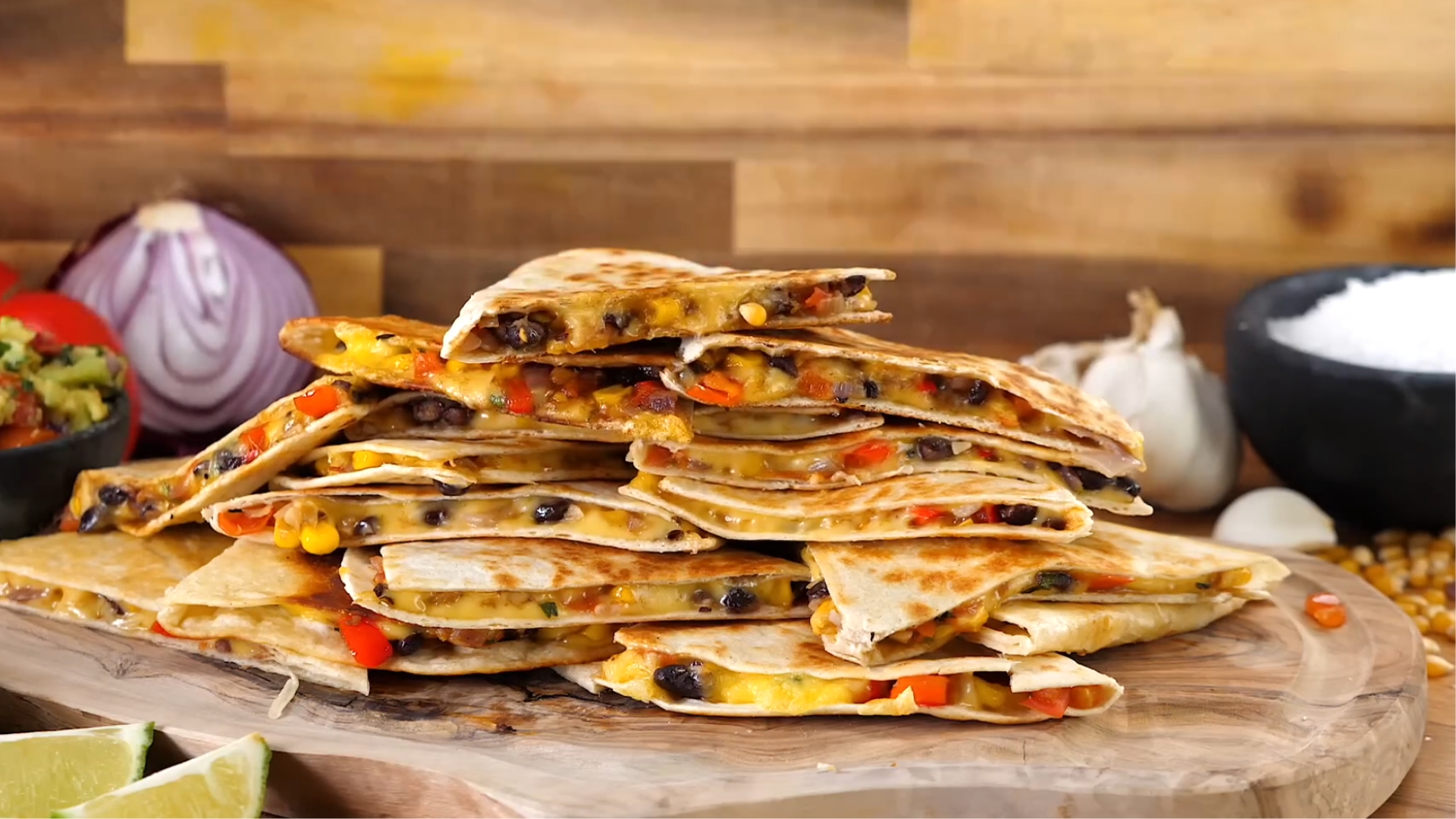 2. Mini Veggie Quesadillas