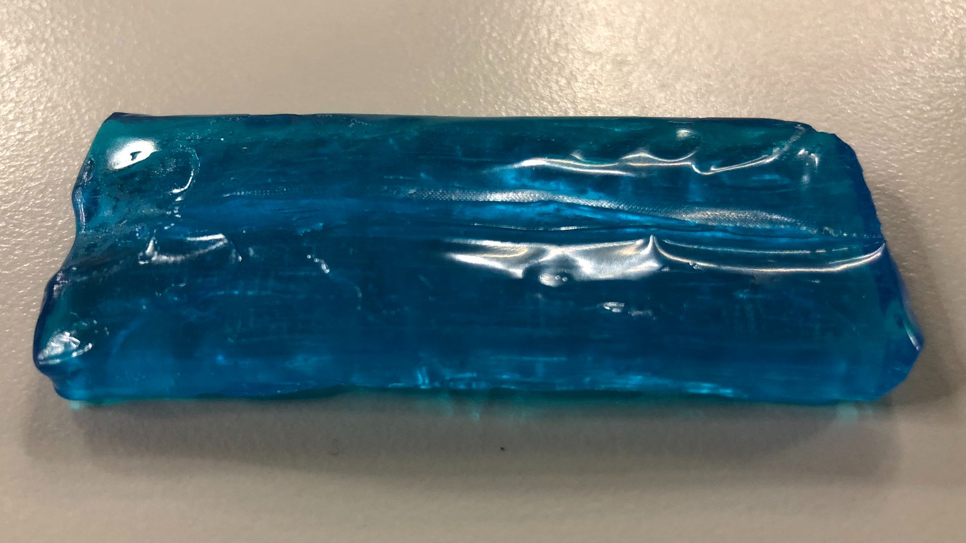 File:2019-11-09 19 29 30 A blue raspberry-flavored Jolly Rancher Hard Candy Stix after being unwrapped in the Dulles section of Sterling, Loudoun County, Virginia.jpg