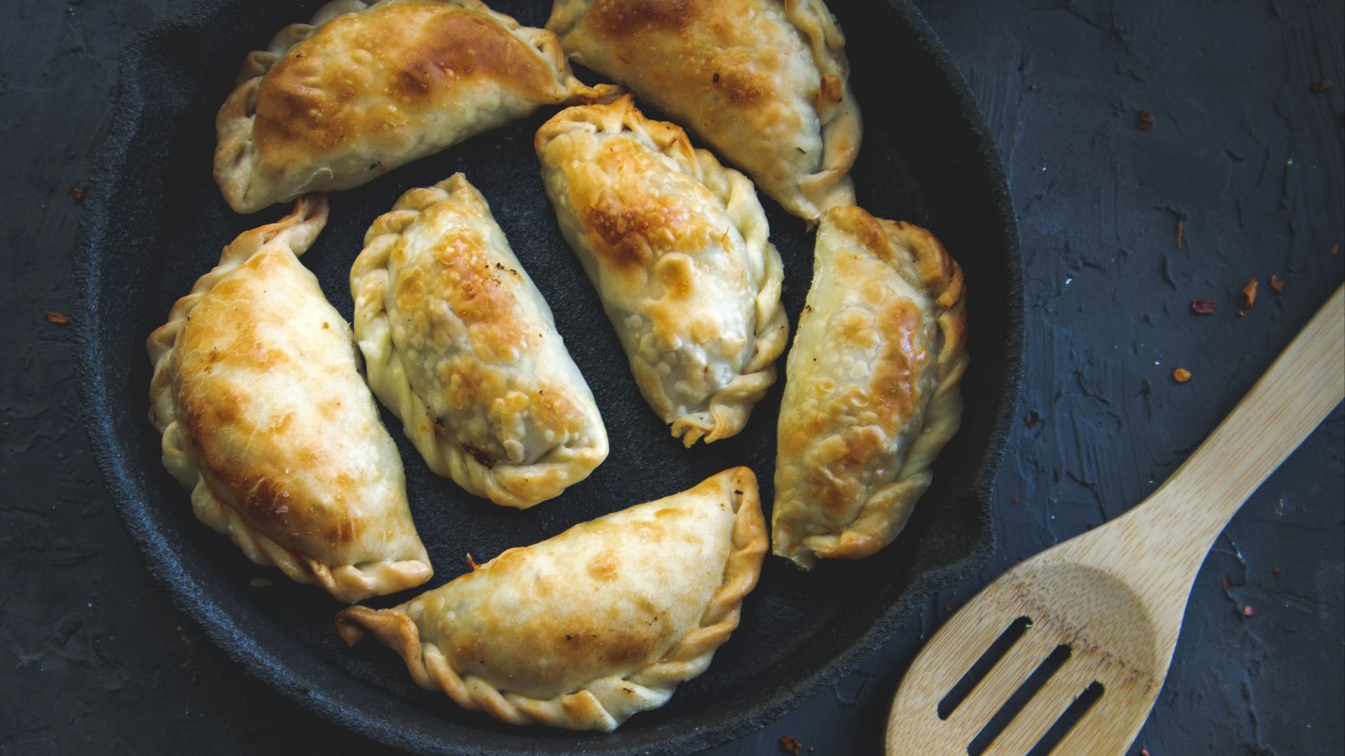 fried food on black pan