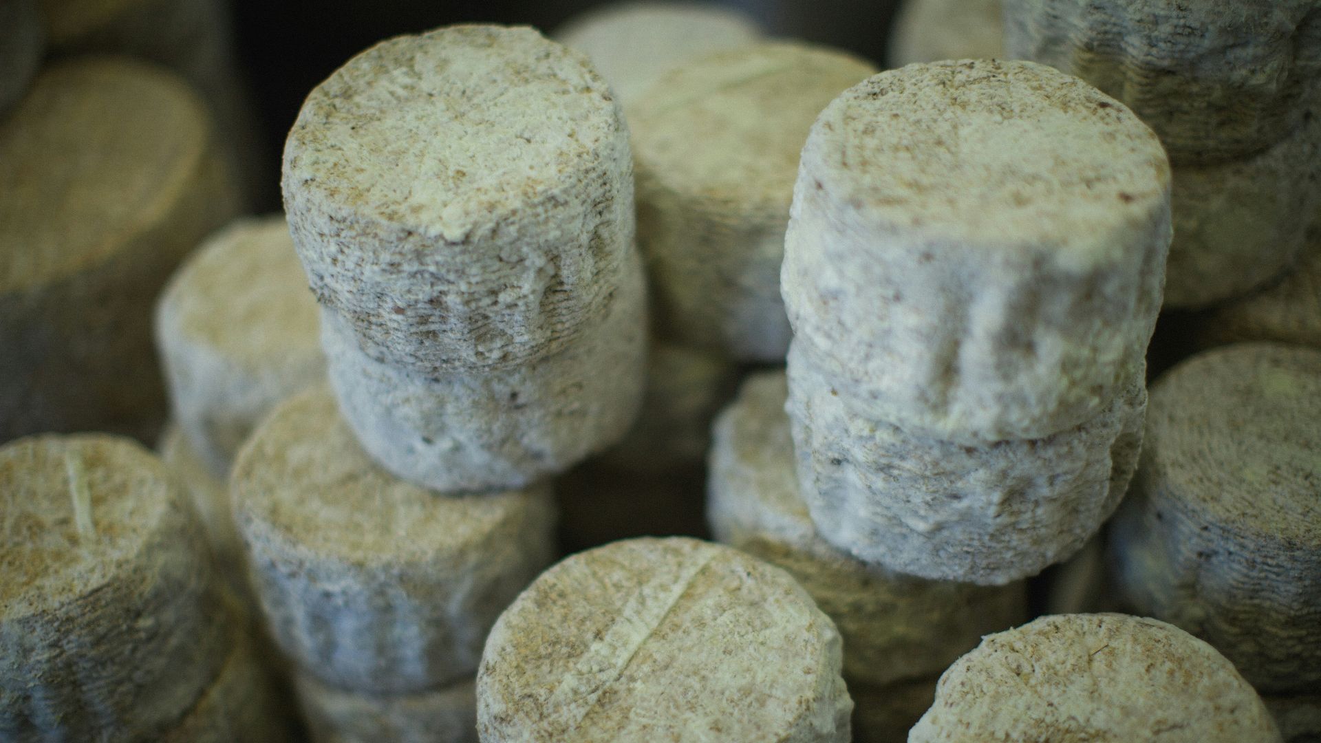 a bunch of wine corks stacked on top of each other