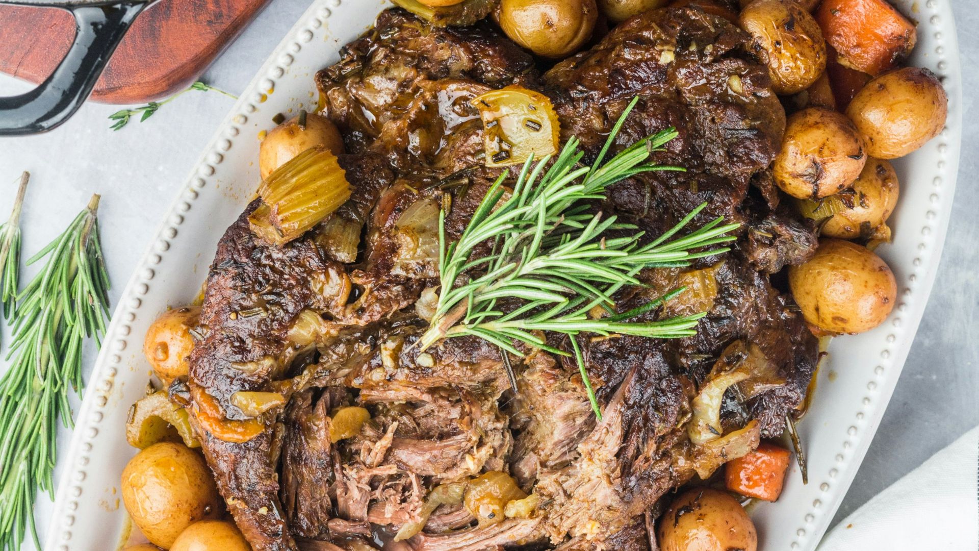 cooked food on white ceramic plate