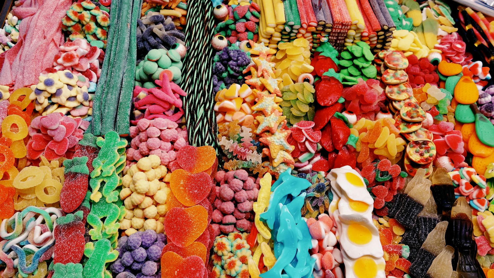 assorted-color fruits on display