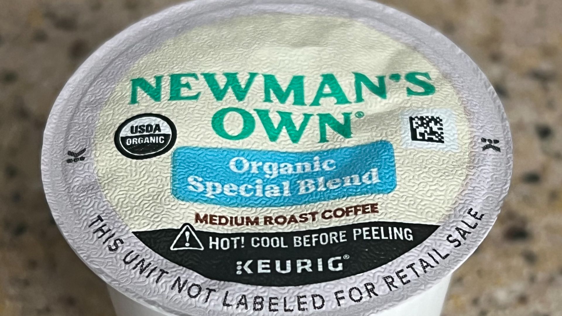 File:Newman's Own Organic Special Blend Medium Roast Coffee Pod.jpg