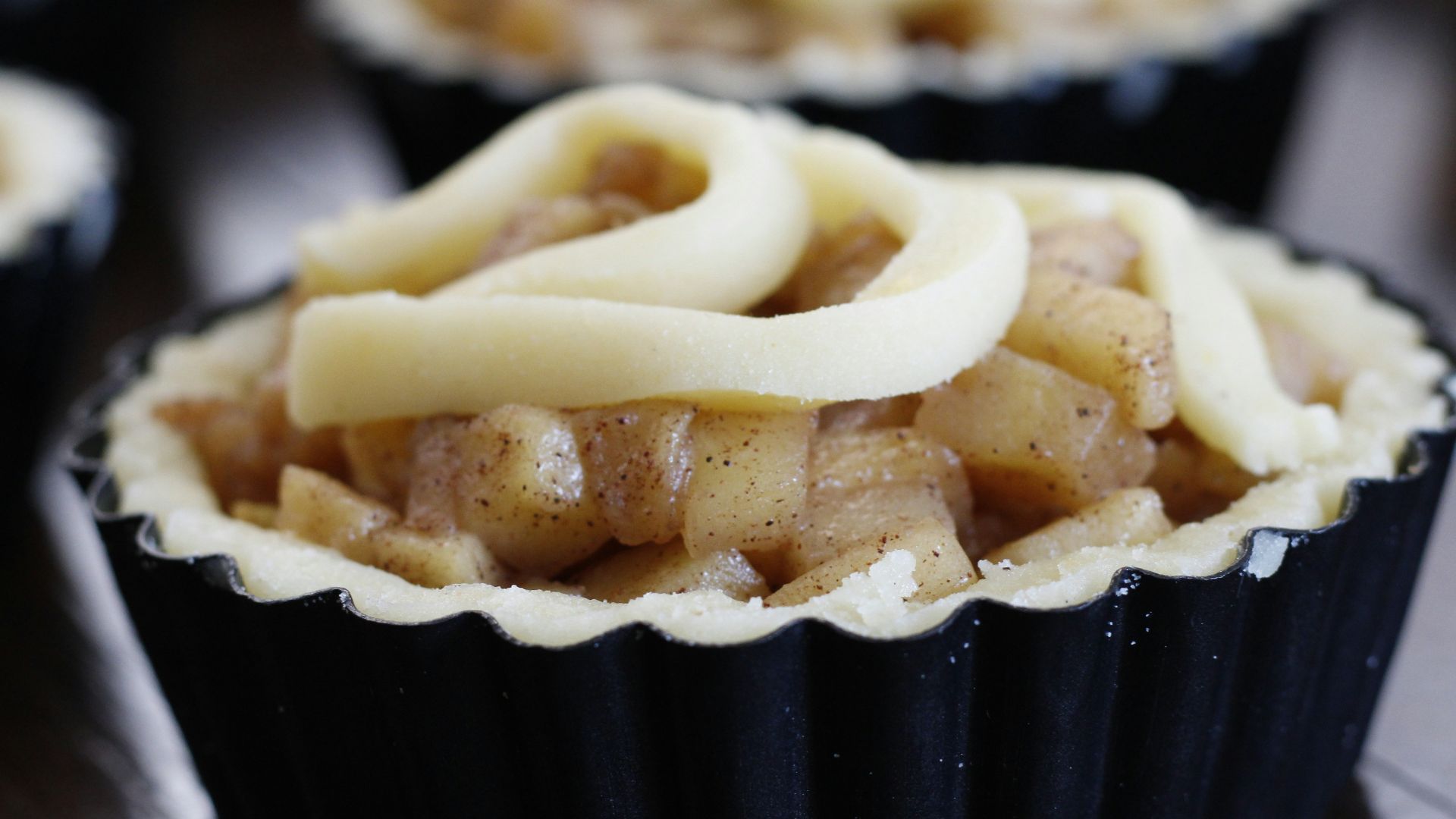 a close up of some cupcakes on a table