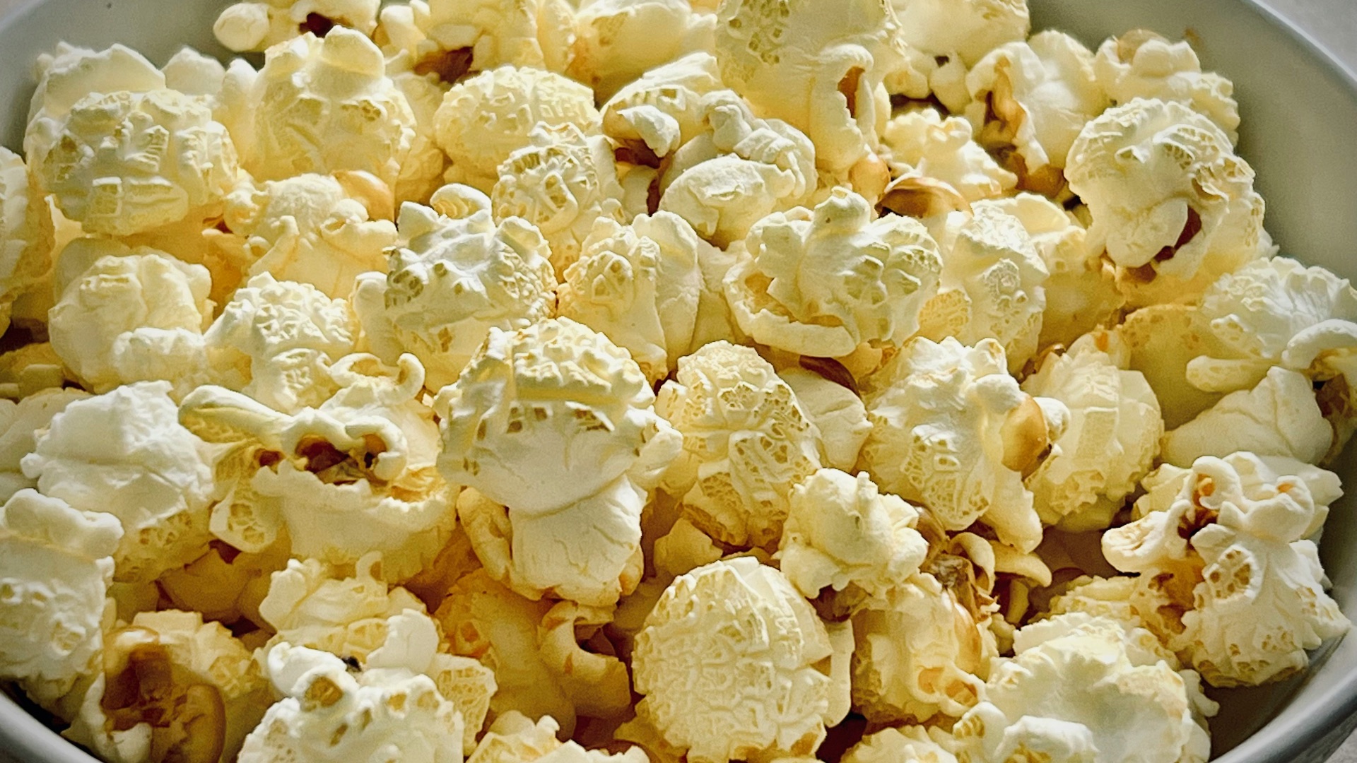 a bowl of popcorn
