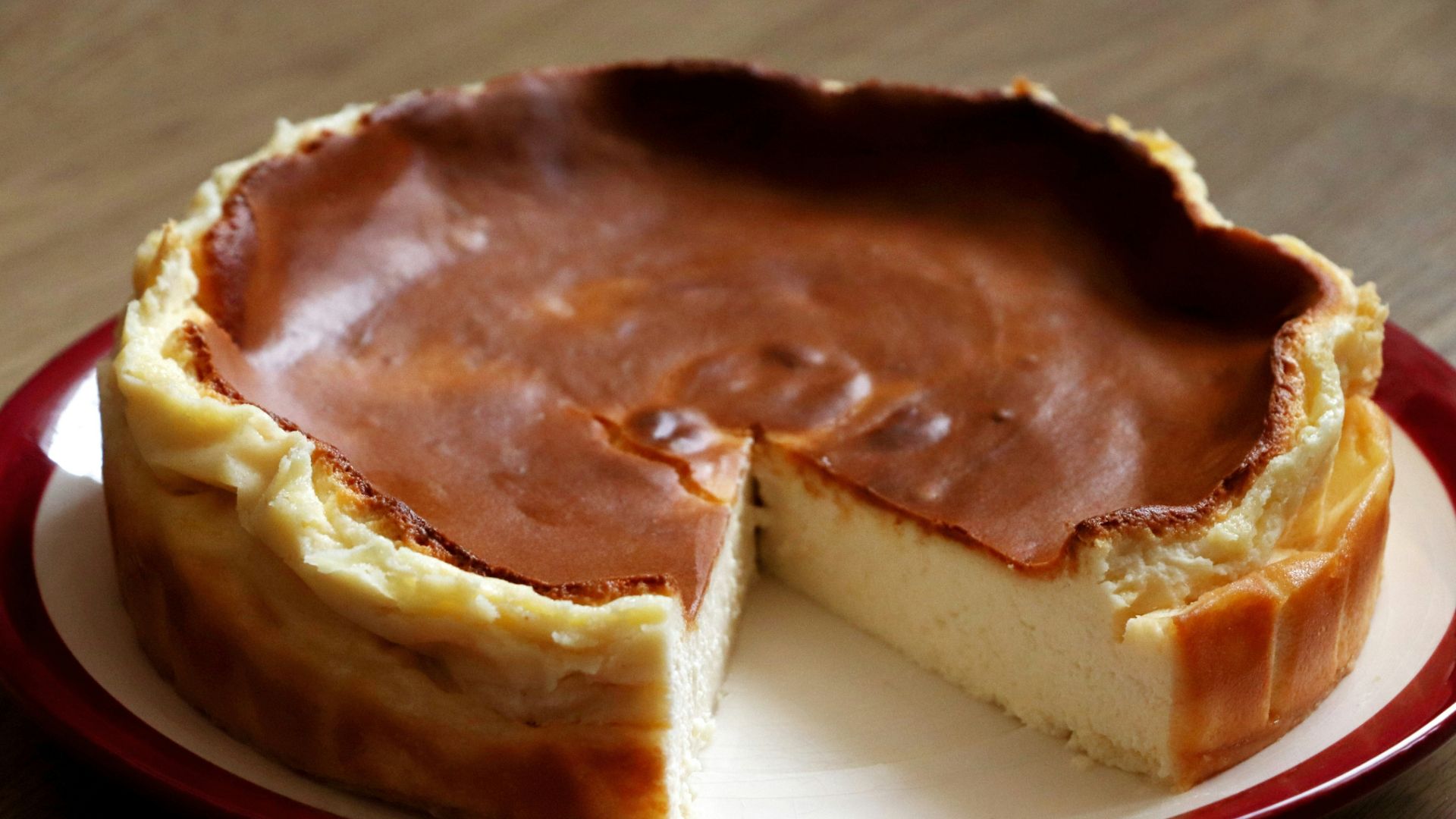 a piece of cake on a plate on a table