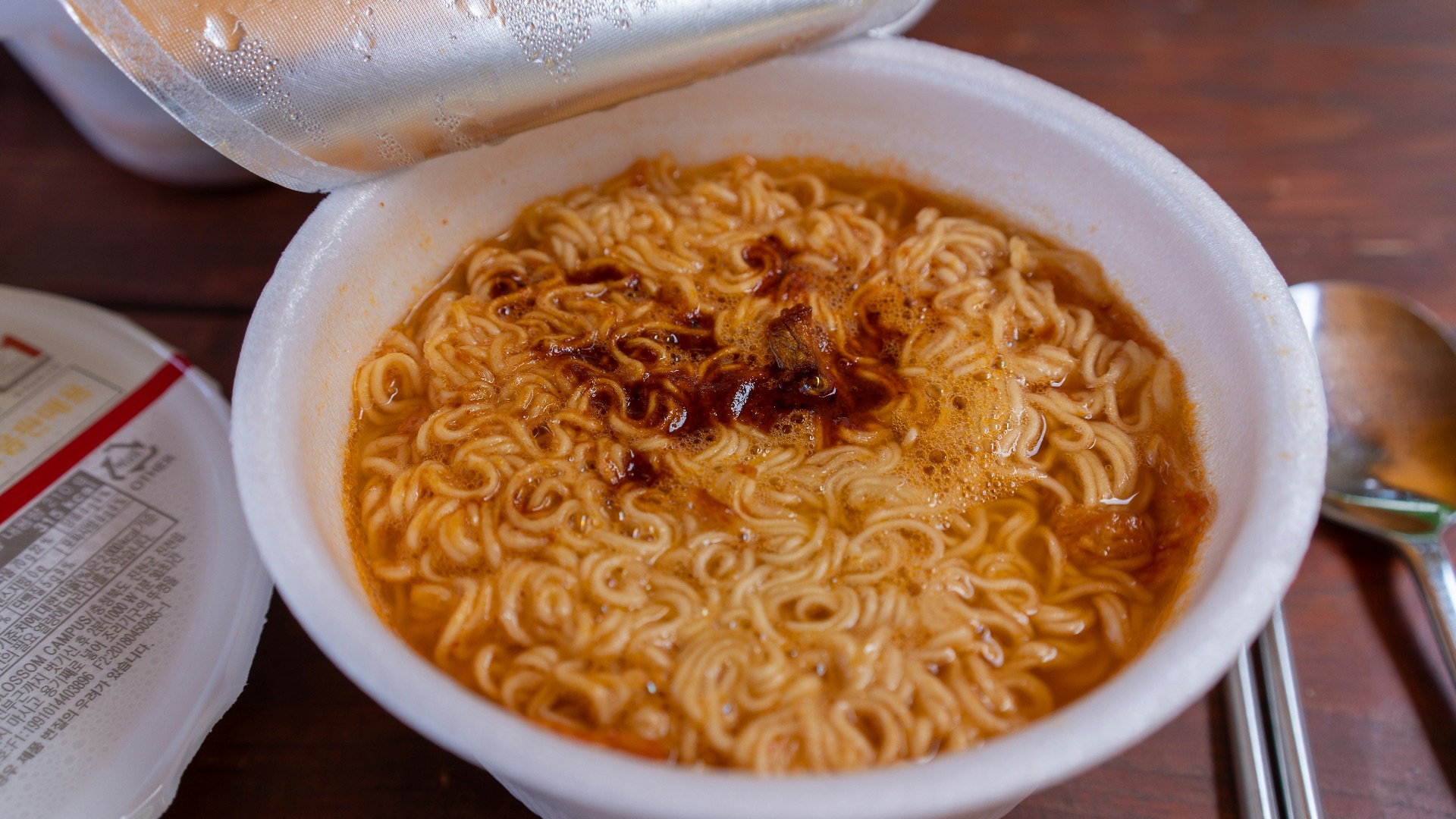 white ceramic bowl with noodles