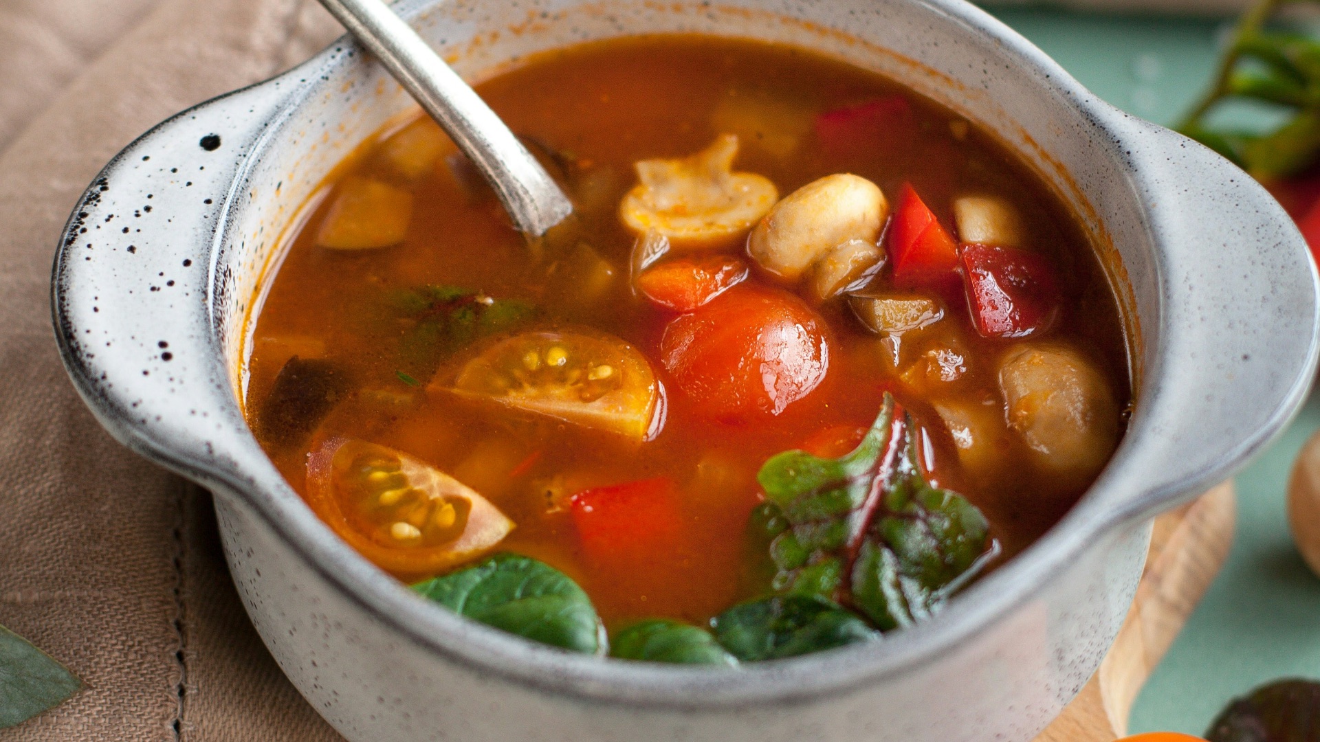 stainless steel spoon on white ceramic bowl