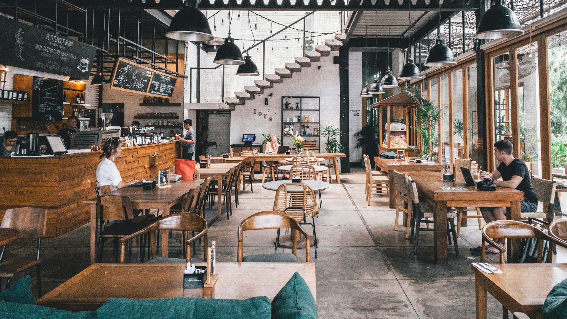 brown and gray concrete store