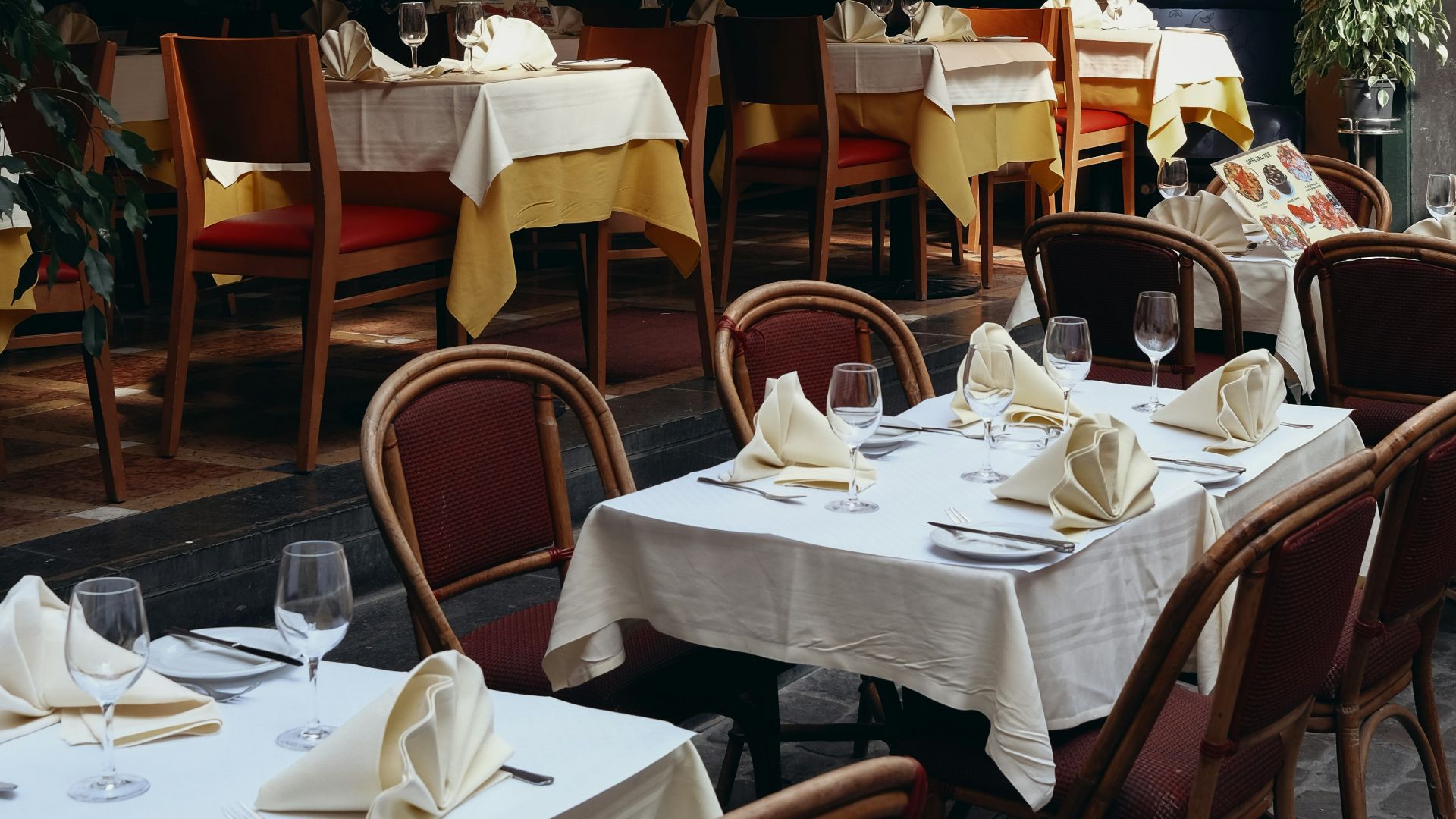 brown wooden dining table with chairs