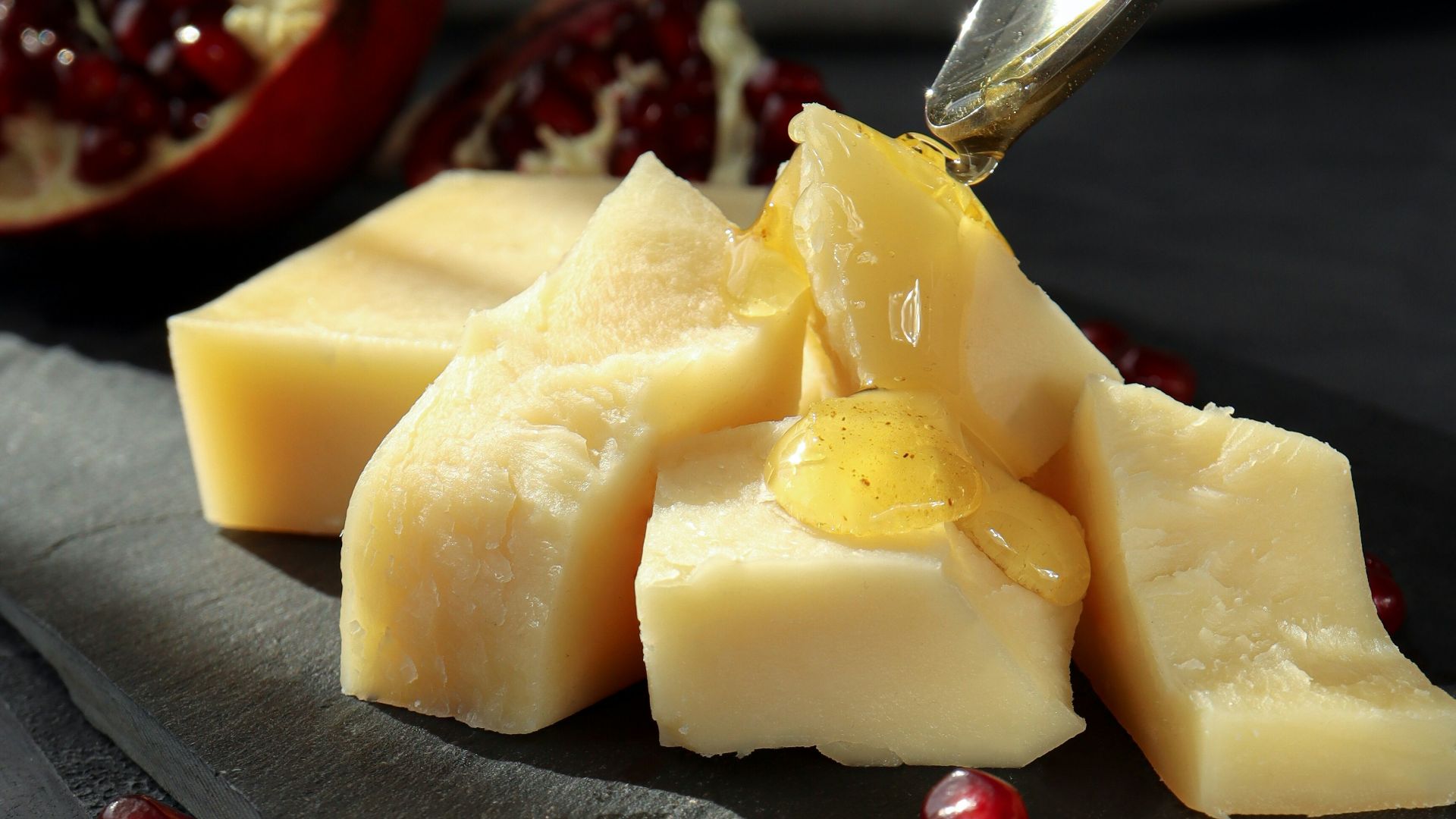 sliced fruit on stainless steel spoon