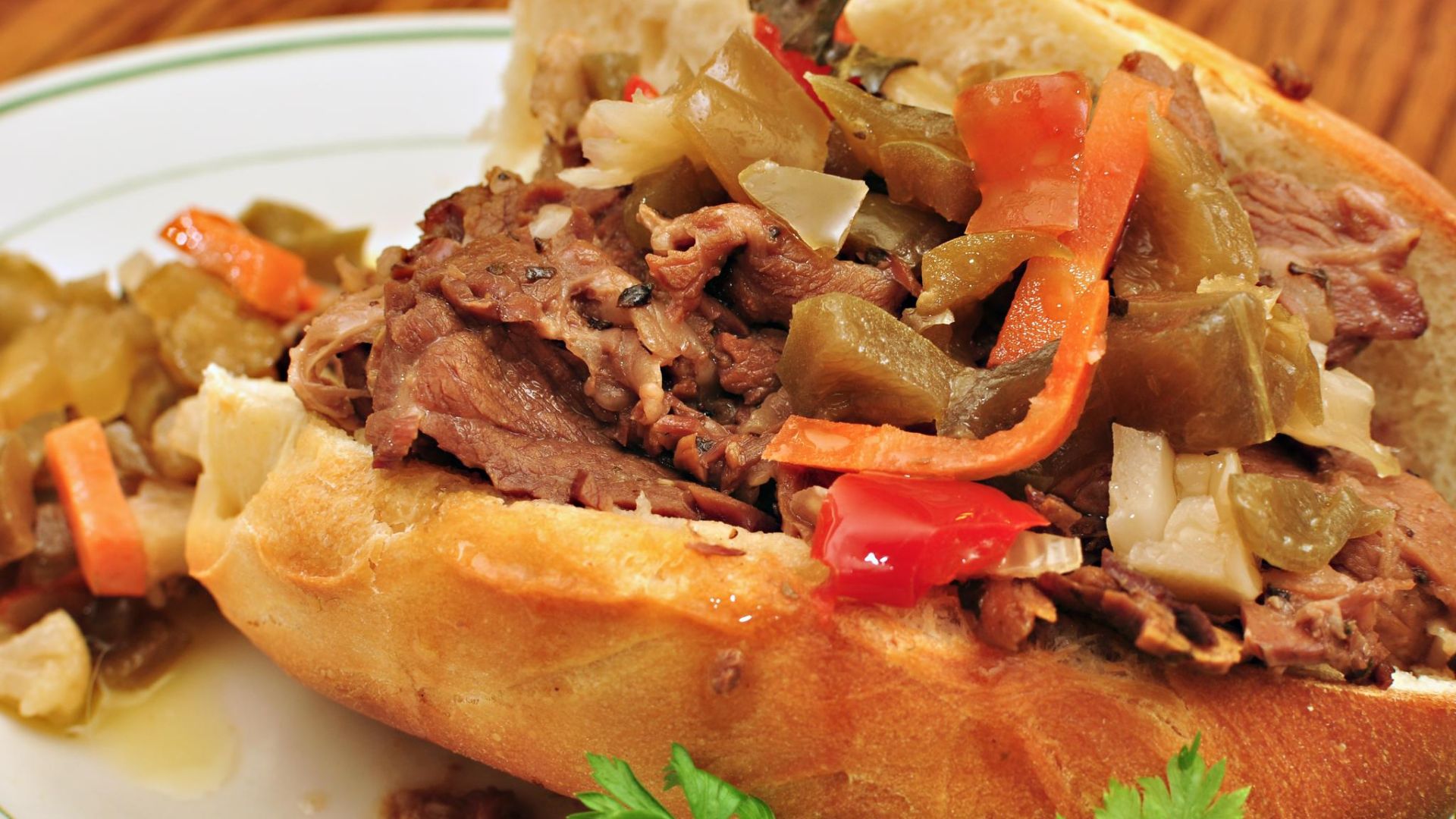 File:Mmm... Italian beef with giardiniera on a fresh baked roll. (6689875427).jpg