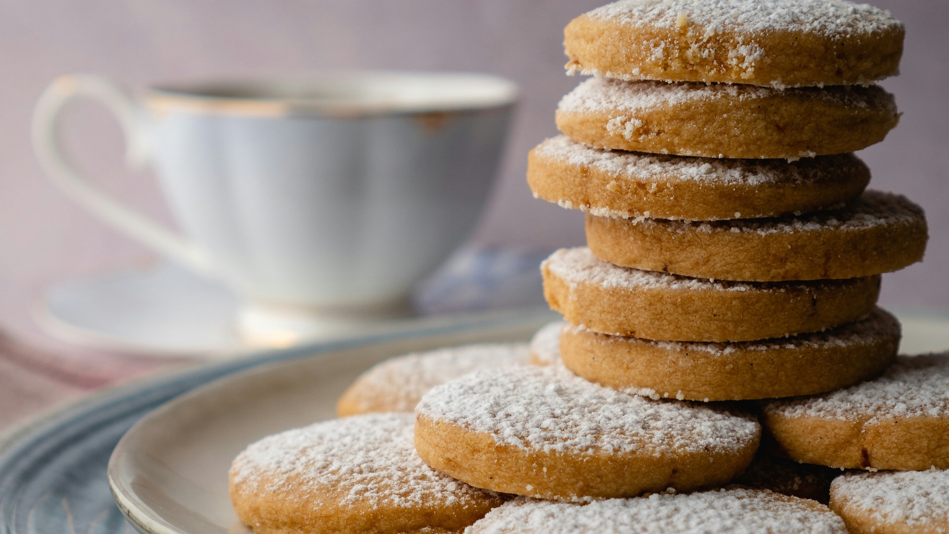 brown cookies on white ceramic plate