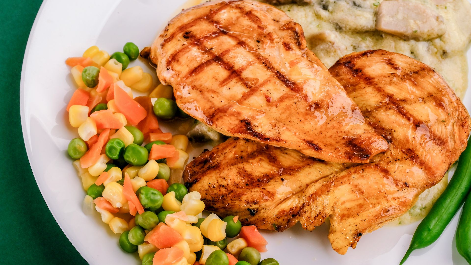 fried food on white ceramic plate