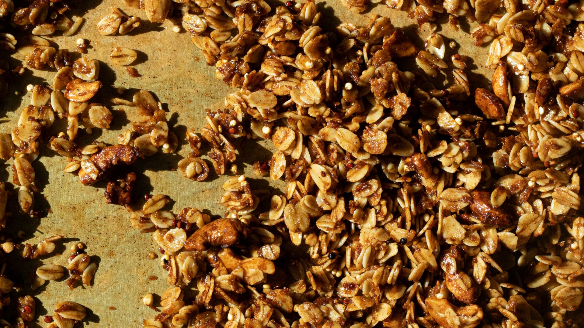brown leaves on gray soil
