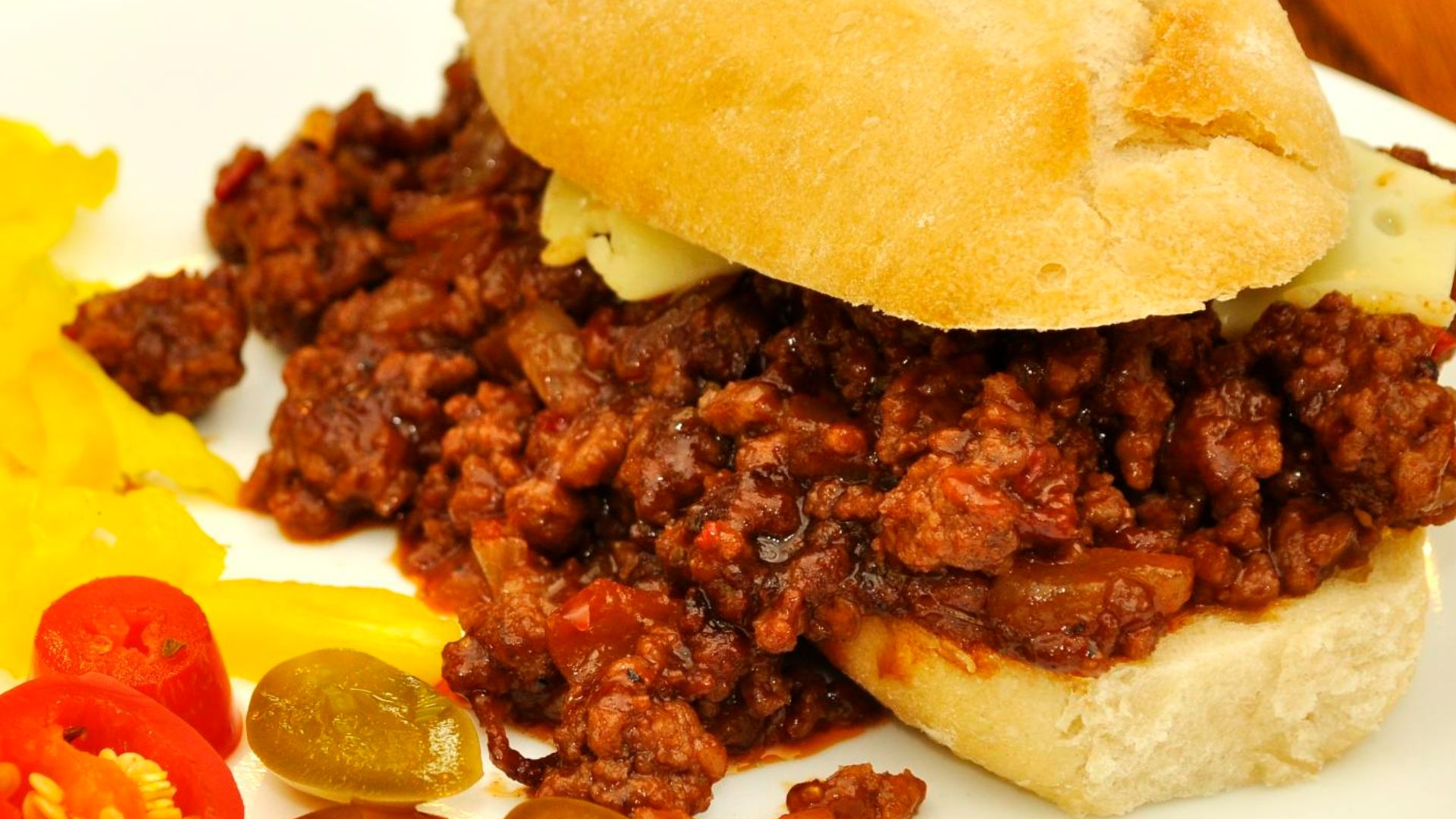 File:Mmm... sloppy joe with pickled peppers (5768490835).jpg