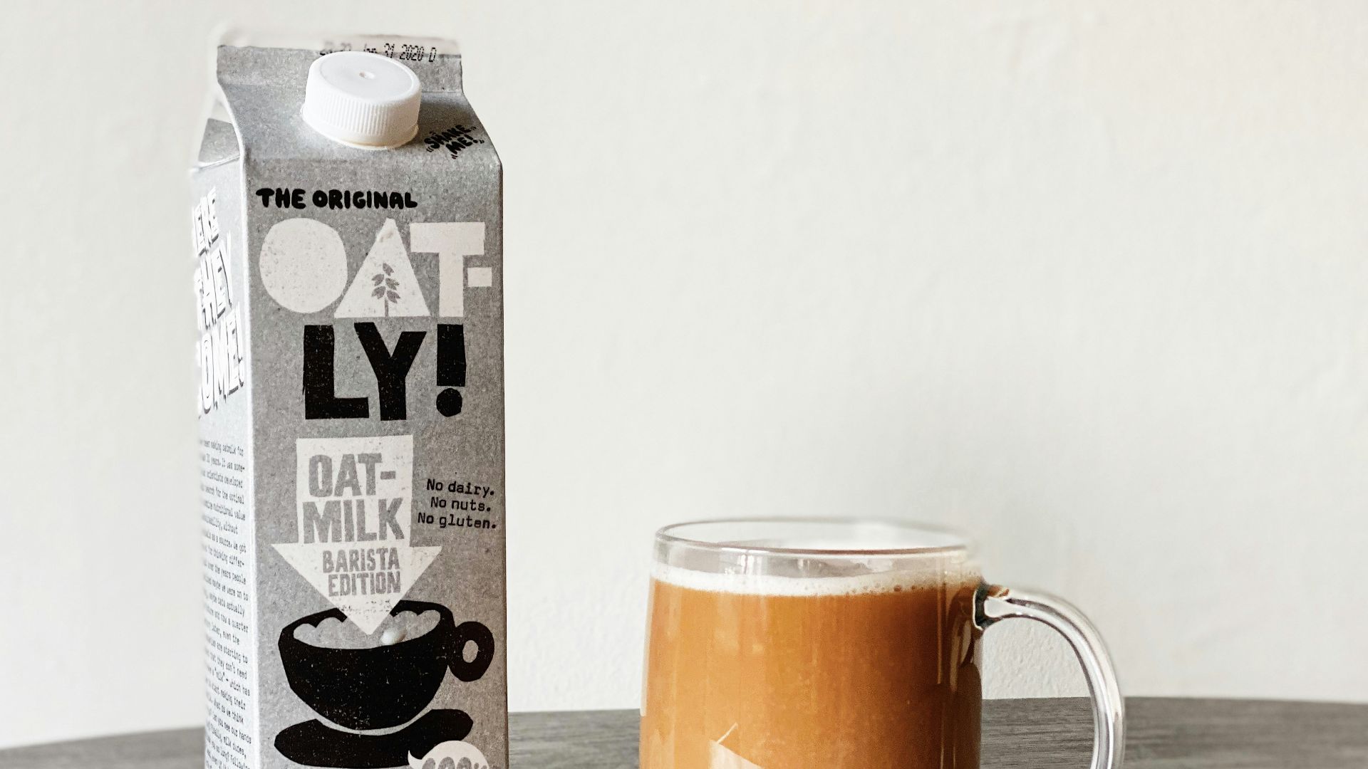 cup of coffee beside box