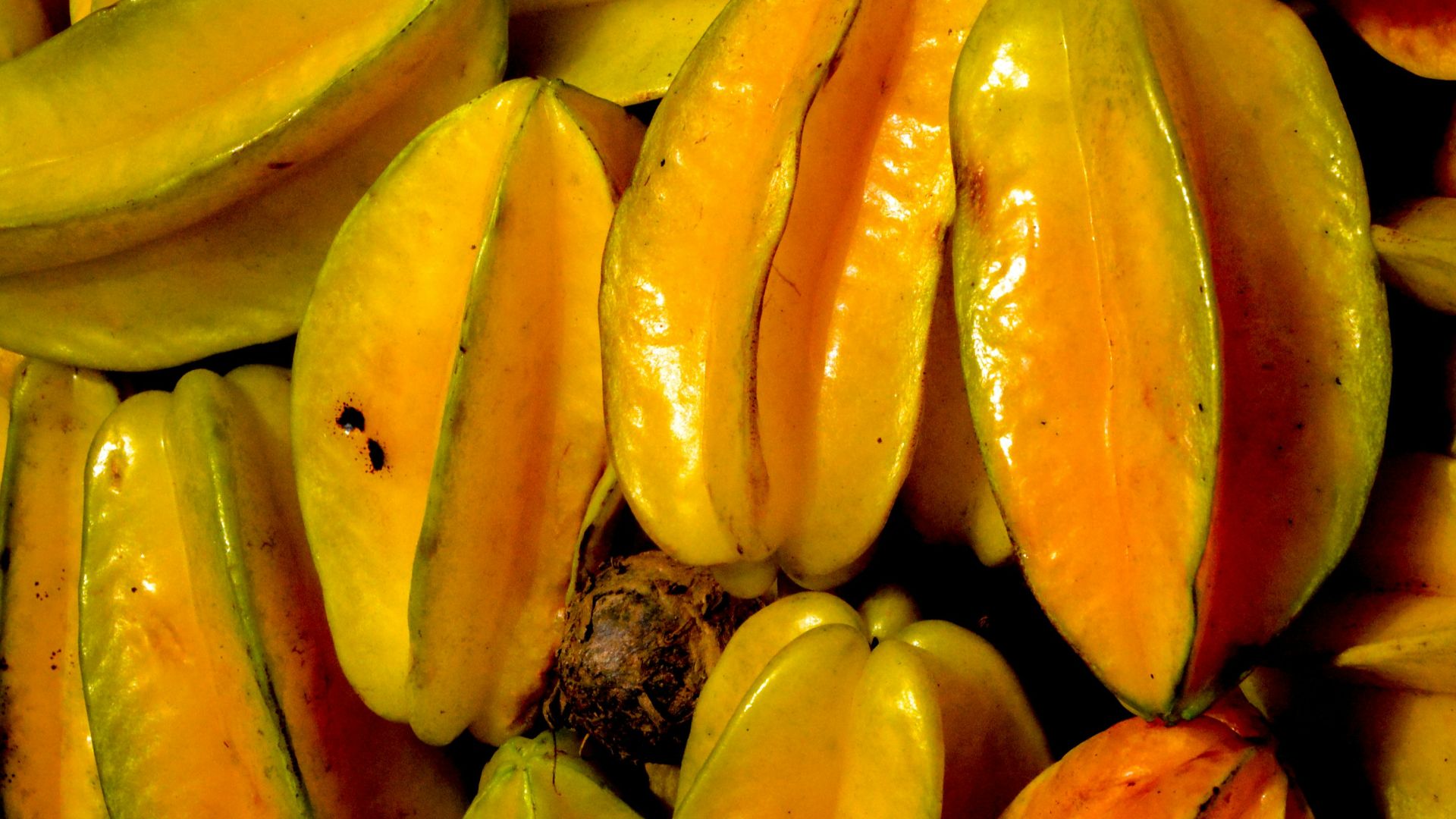 yellow and red banana fruits
