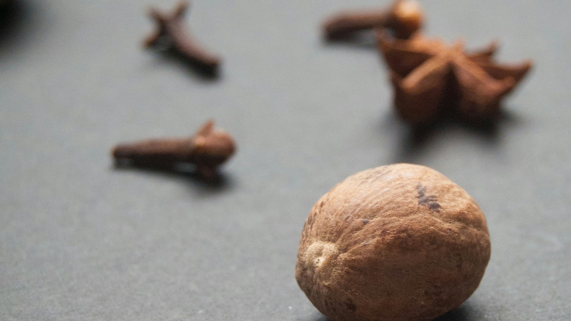 a group of brown objects