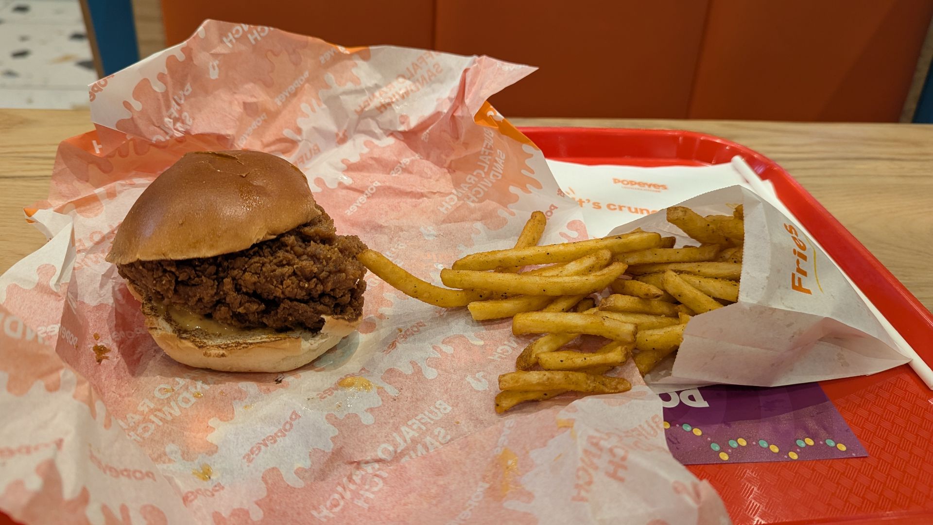 File:A Spicy Chicken Burger and Fries at Popeyes (54322635496).jpg