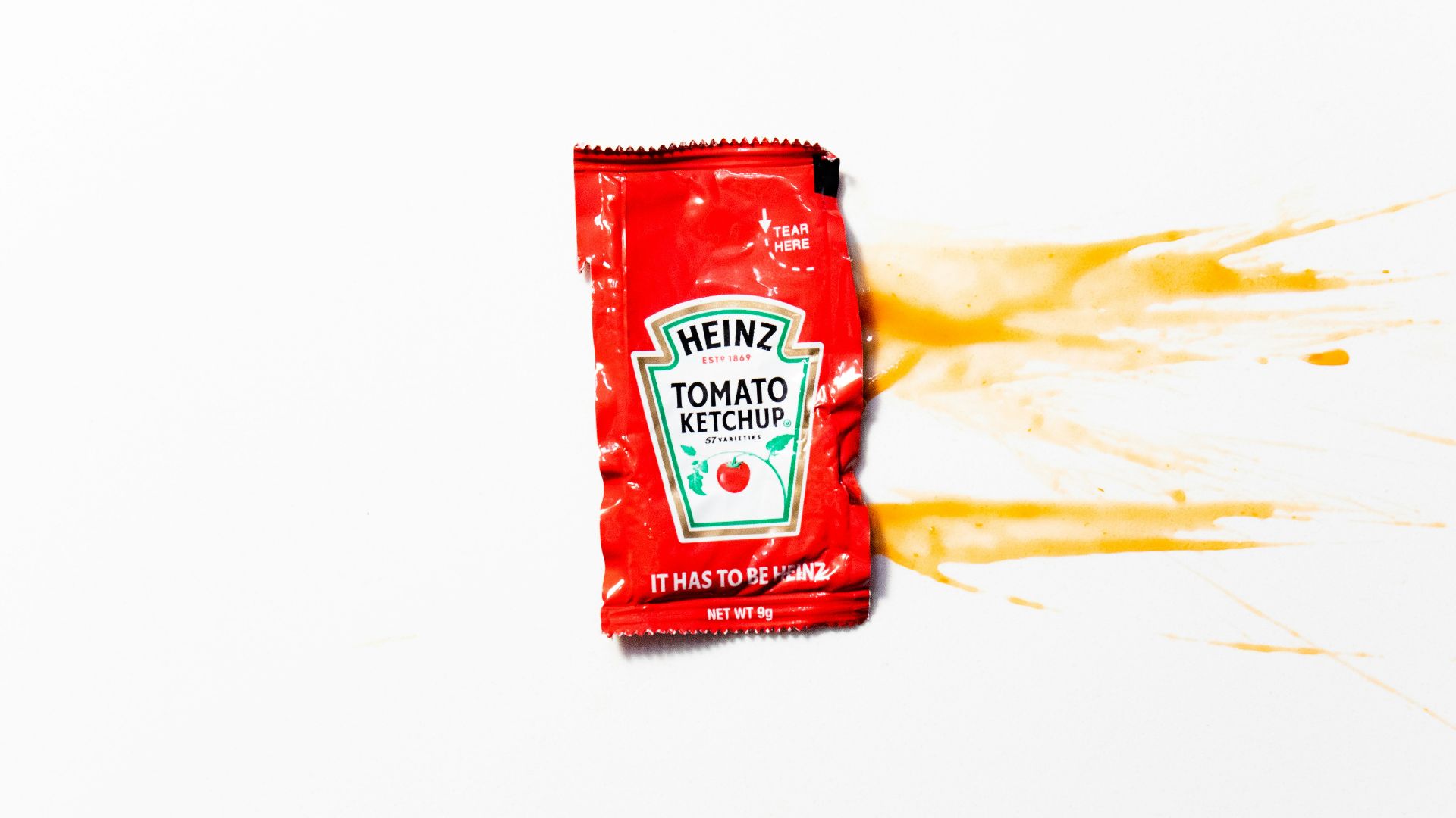 red and white plastic pack