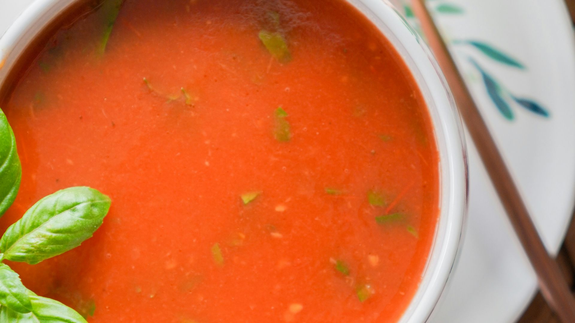 soup in white ceramic bowl