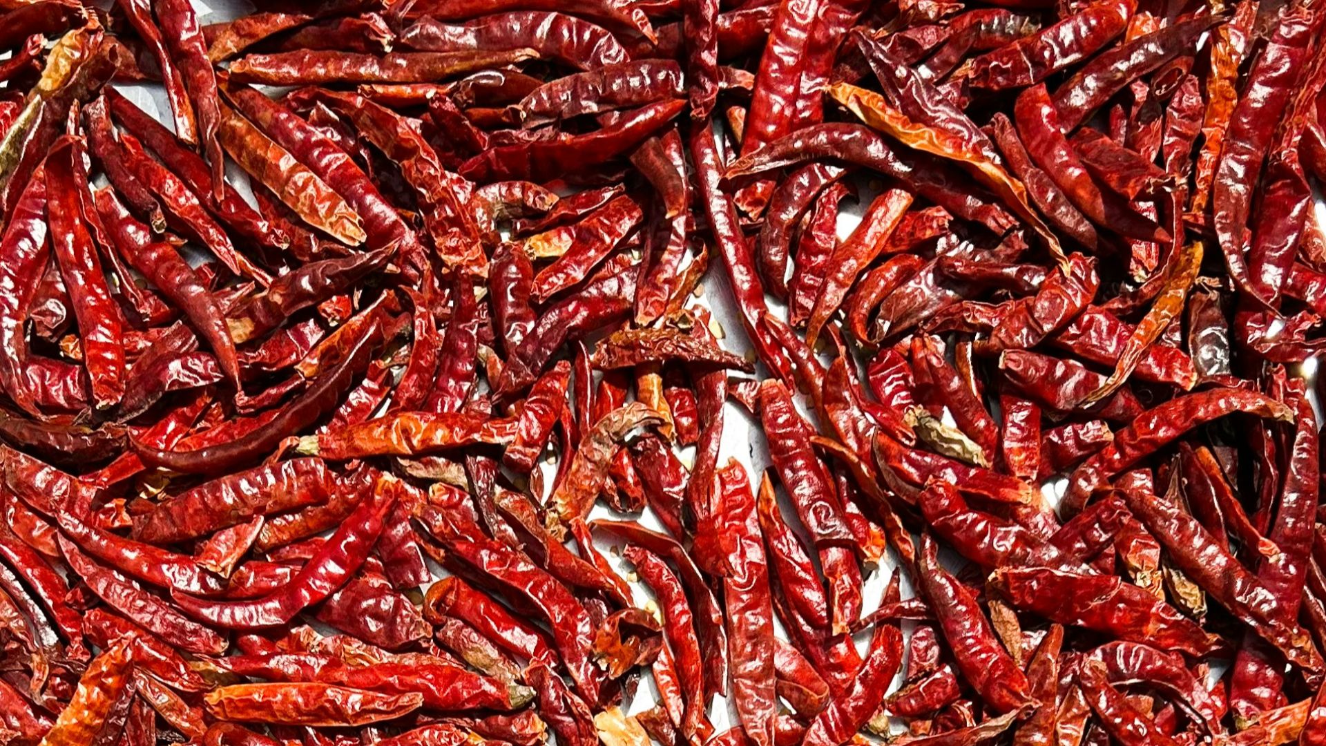 a pile of red spaghetti