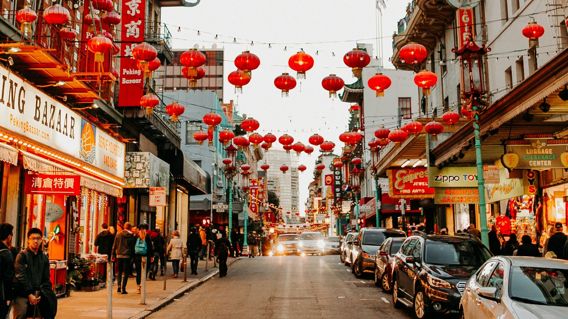 cars parked beside street