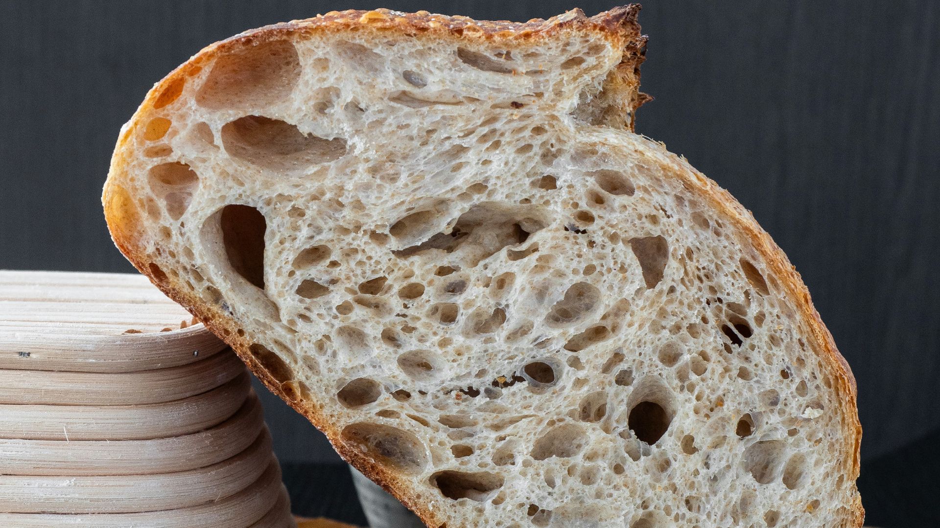 bread on brown wooden chopping board