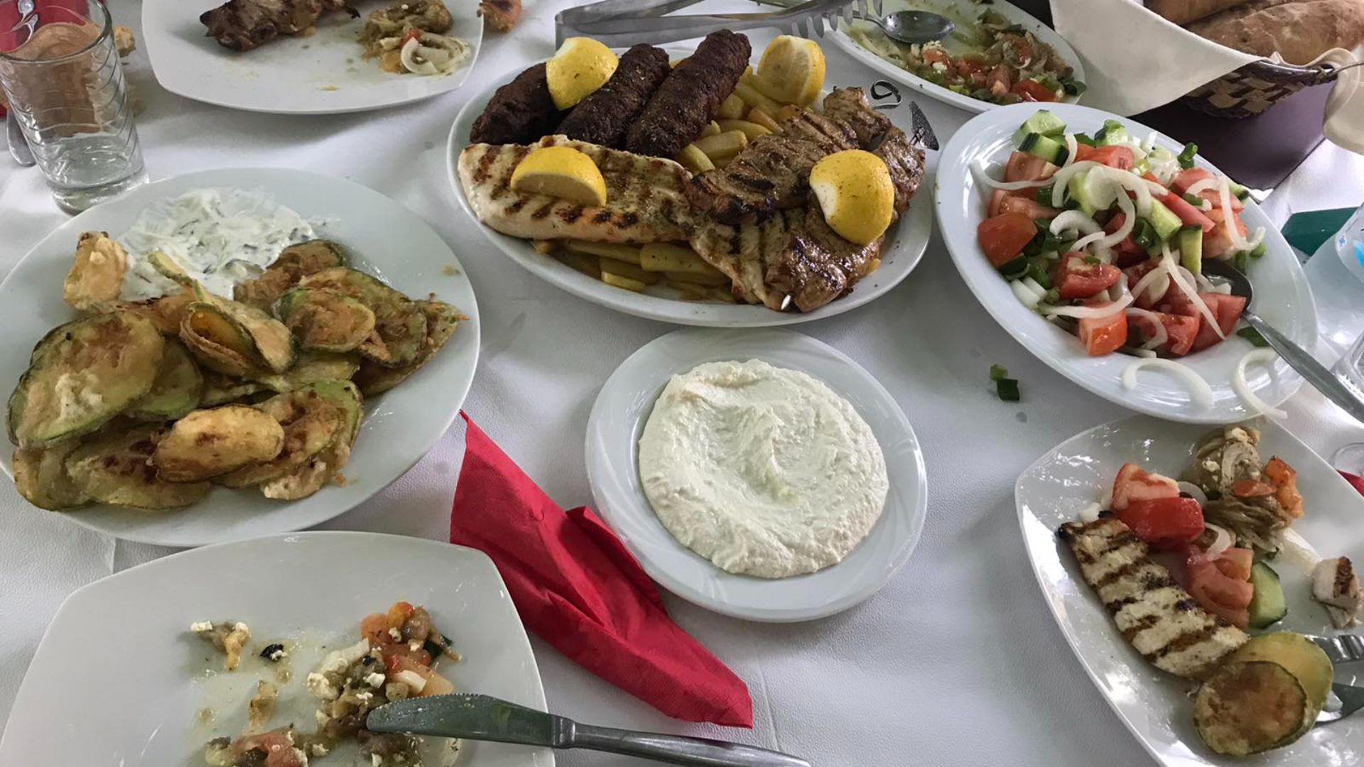 File:Typical Greek food in the restaurant.jpg