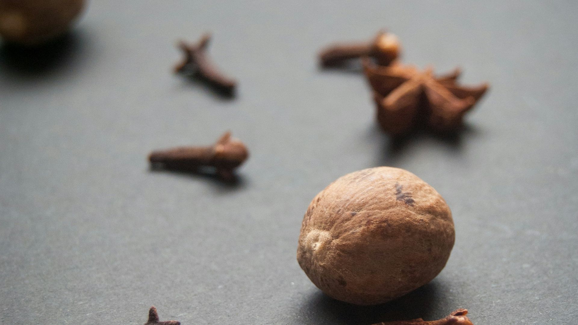 a group of brown objects