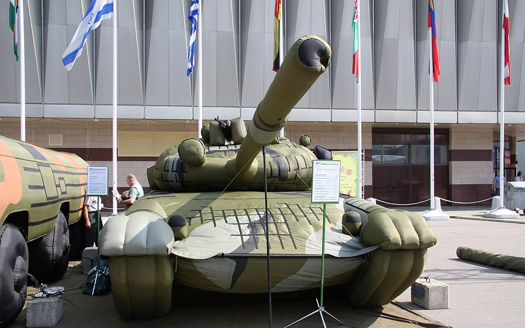 Inflatable T-72 Tank, Idelf-2008