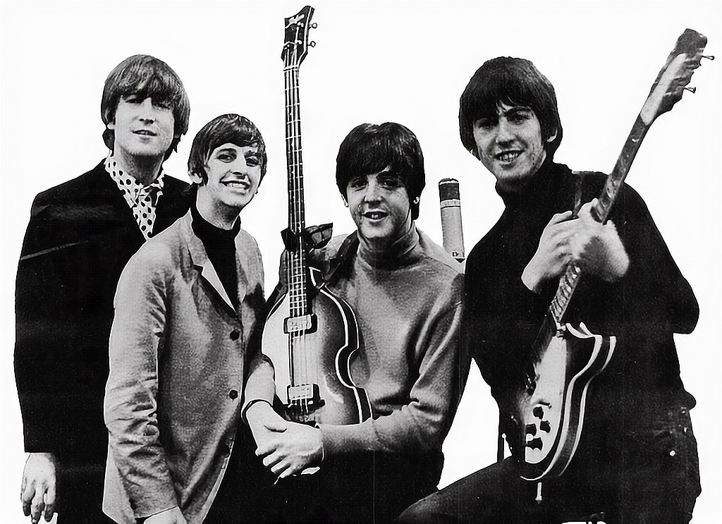 Beatles Ad 1965 Just The Beatles Crop