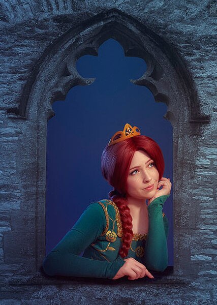 Russian Cosplay Fiona Shrek