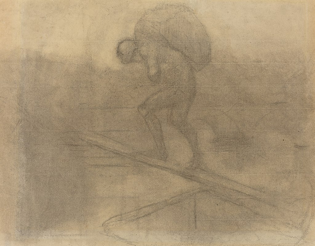 1024Px-Honoré Daumier, Man Carrying A Sack, Nga 11835