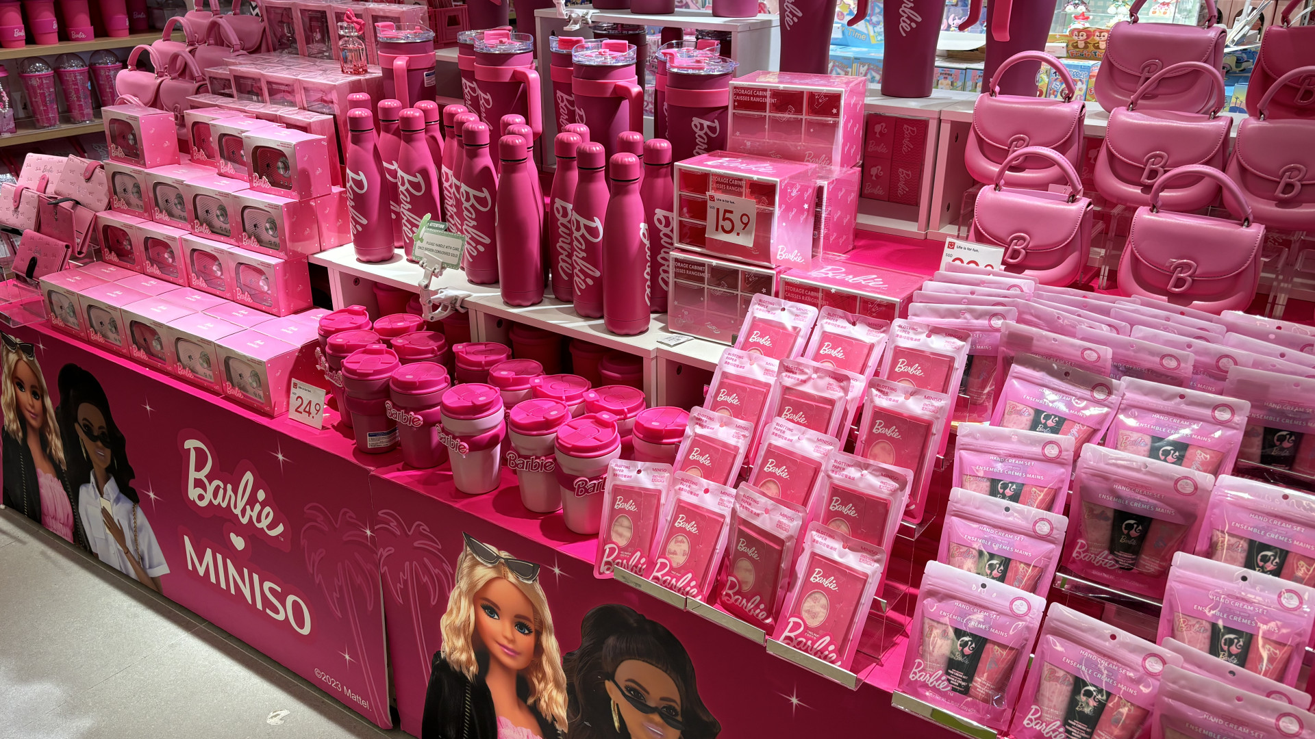 File:Pink Barbie merchandise.jpg